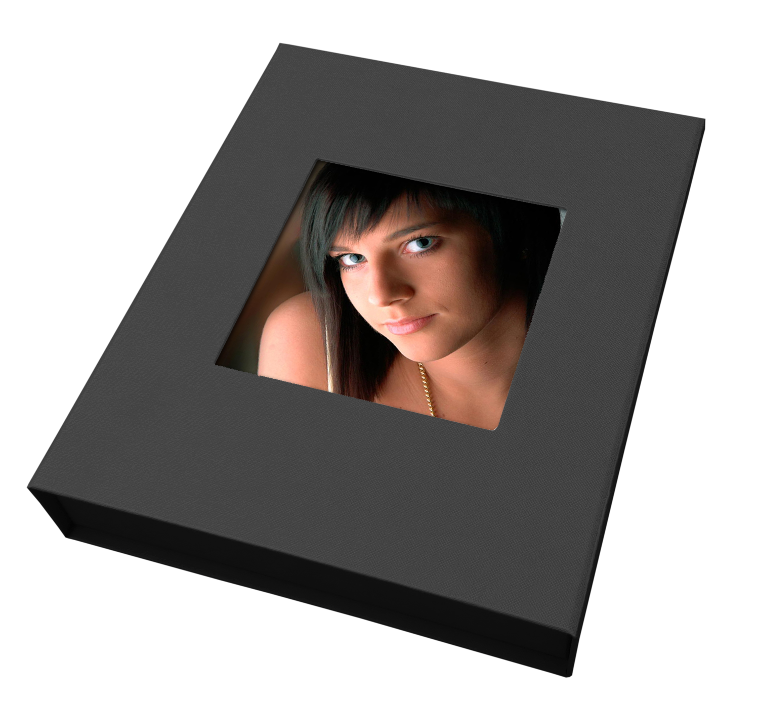 Portraitbox mit Magetverschlu√ü f√ºr 20 x 24 cm Passepartouts