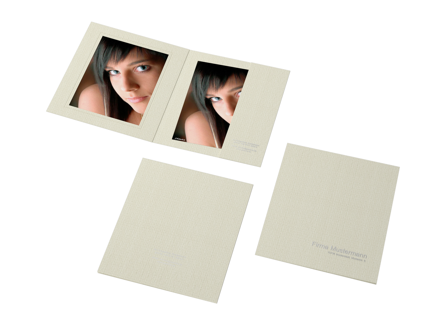 Portraitmappe f√ºr 15x20cm Bilder Folienpr√§gung