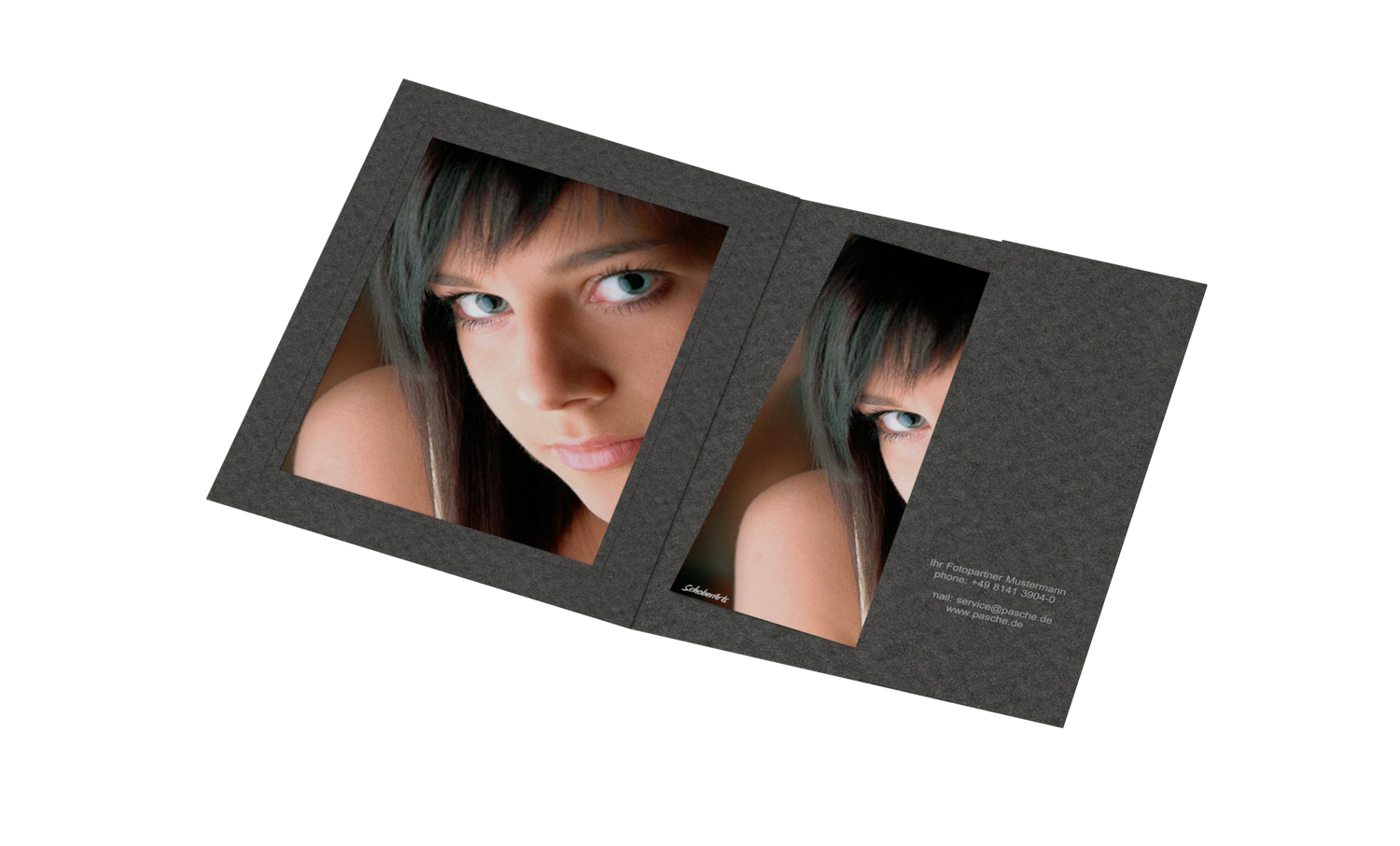 Portraitmappe f√ºr 13x18cm Bilder Folienpr√§gung