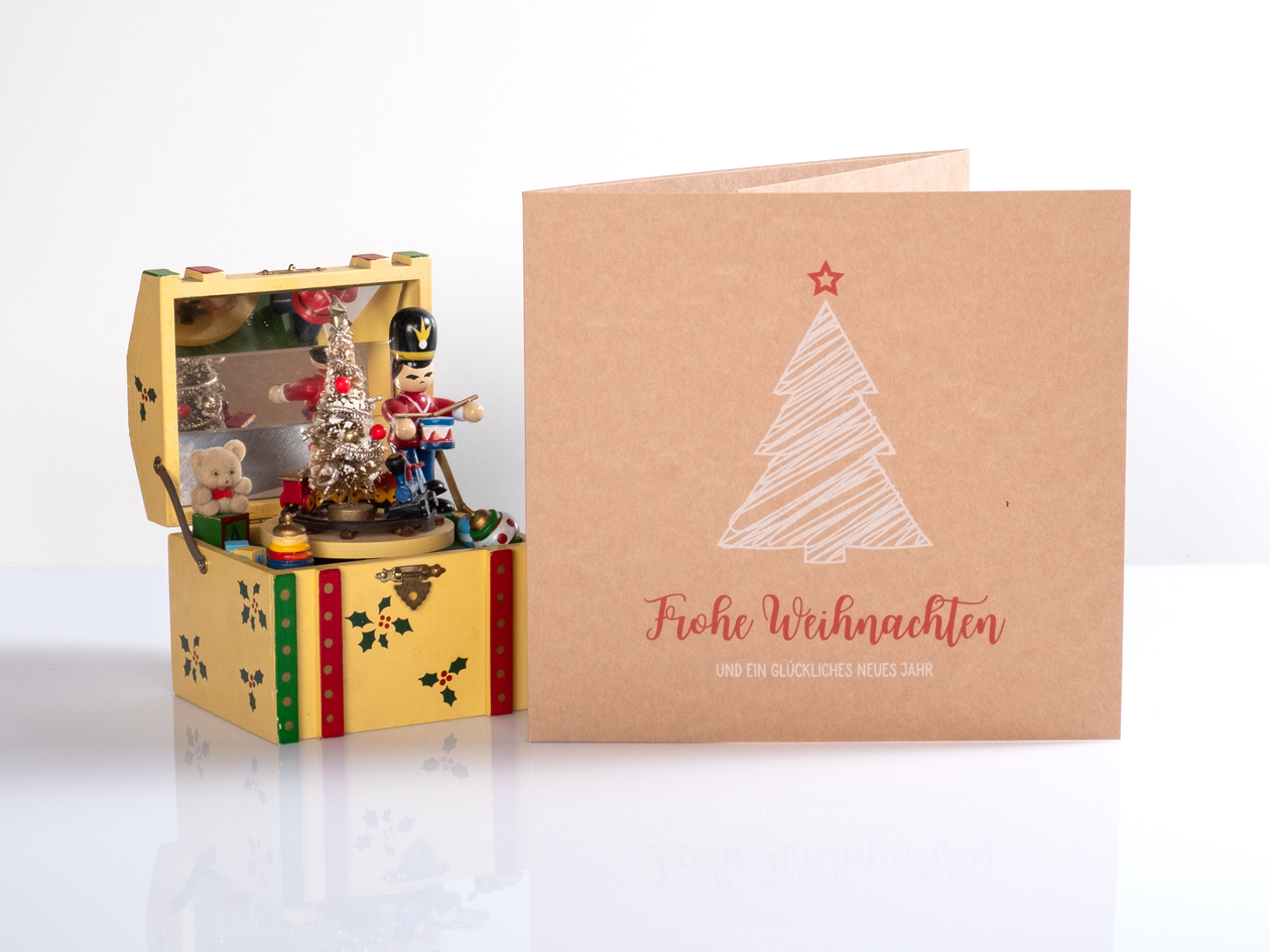 Weihnachtsmappe - Tannenbaum 3-teilig