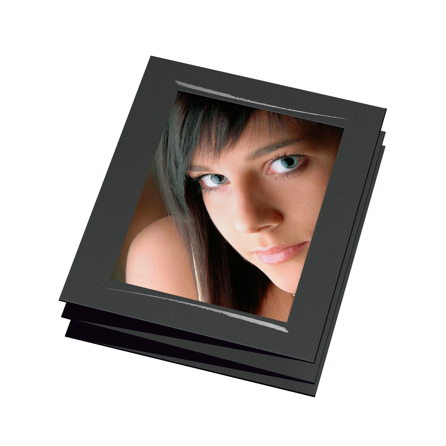 Endlospassepartout - Pinselstrich 2-fach