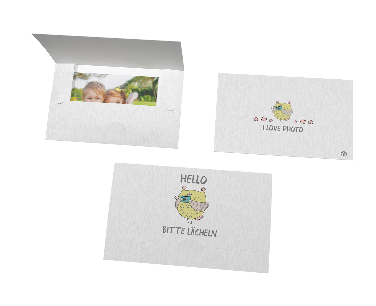 Faltmappe - Hello für 15x20