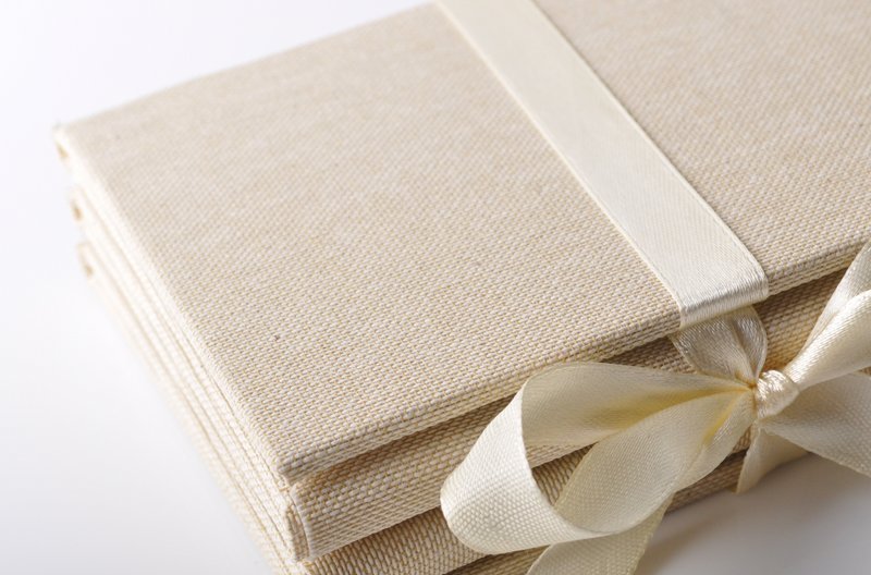 Zick-Zack Album, Leinen, 9x13, Peel&Stick, für 10 Bilder, Farben: Oatmeal oder Storm
