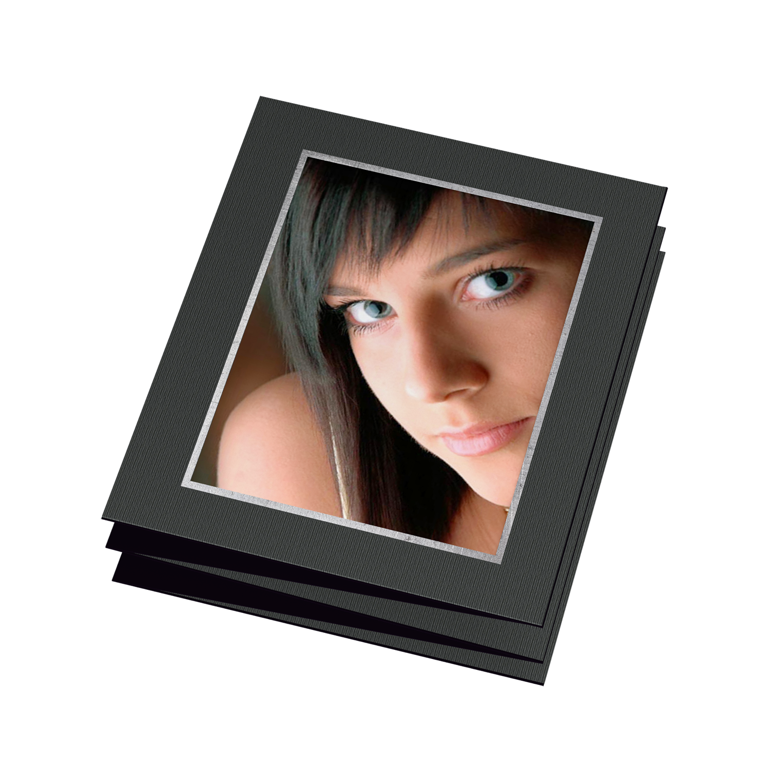 Leporello Silberfolienprägung