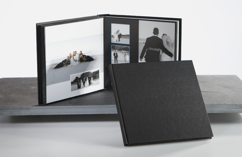 Classica Peel&Stick Album 25x25cm - Schwarz mit passender Box