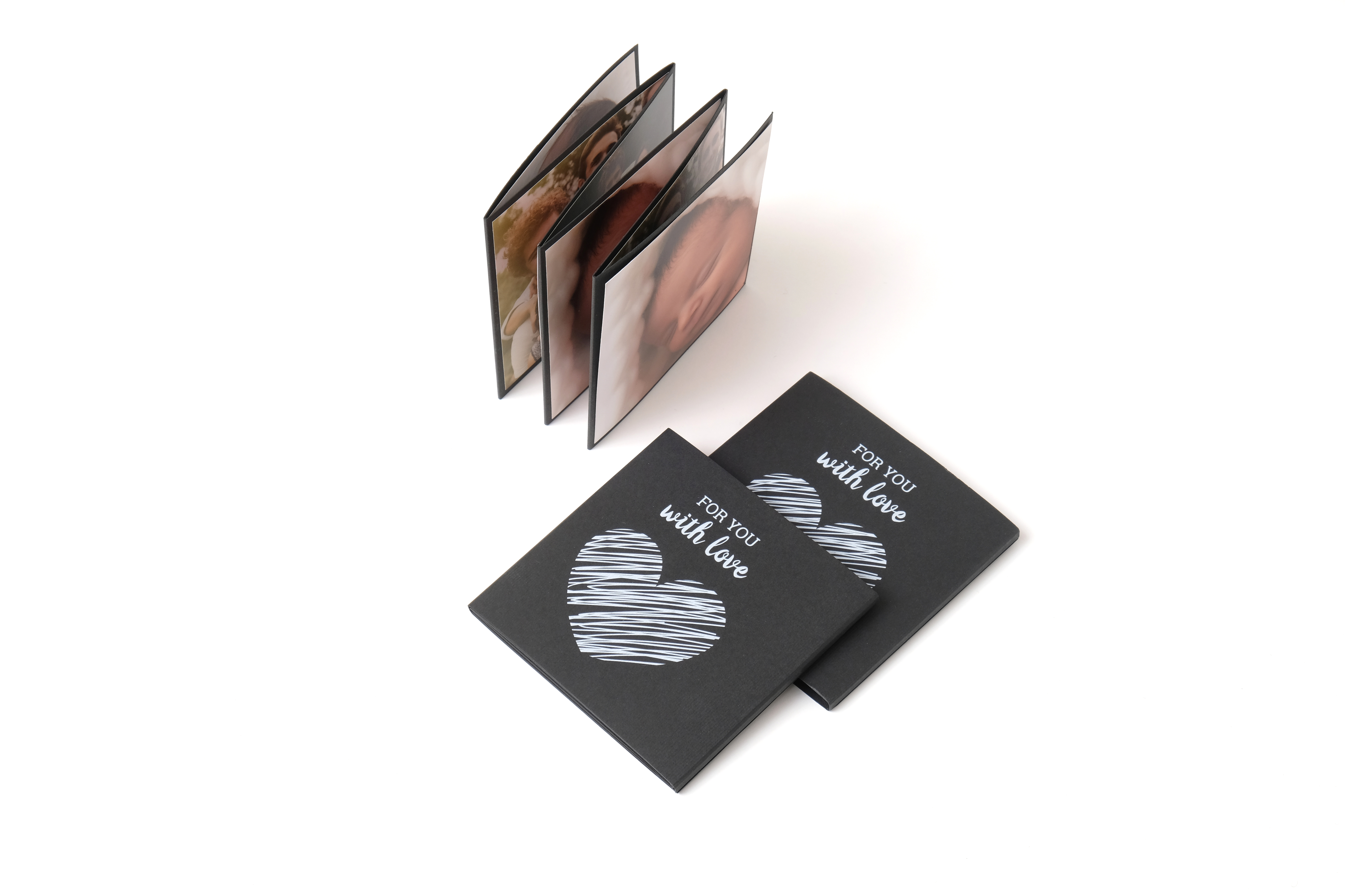 Leporello mit Banderole