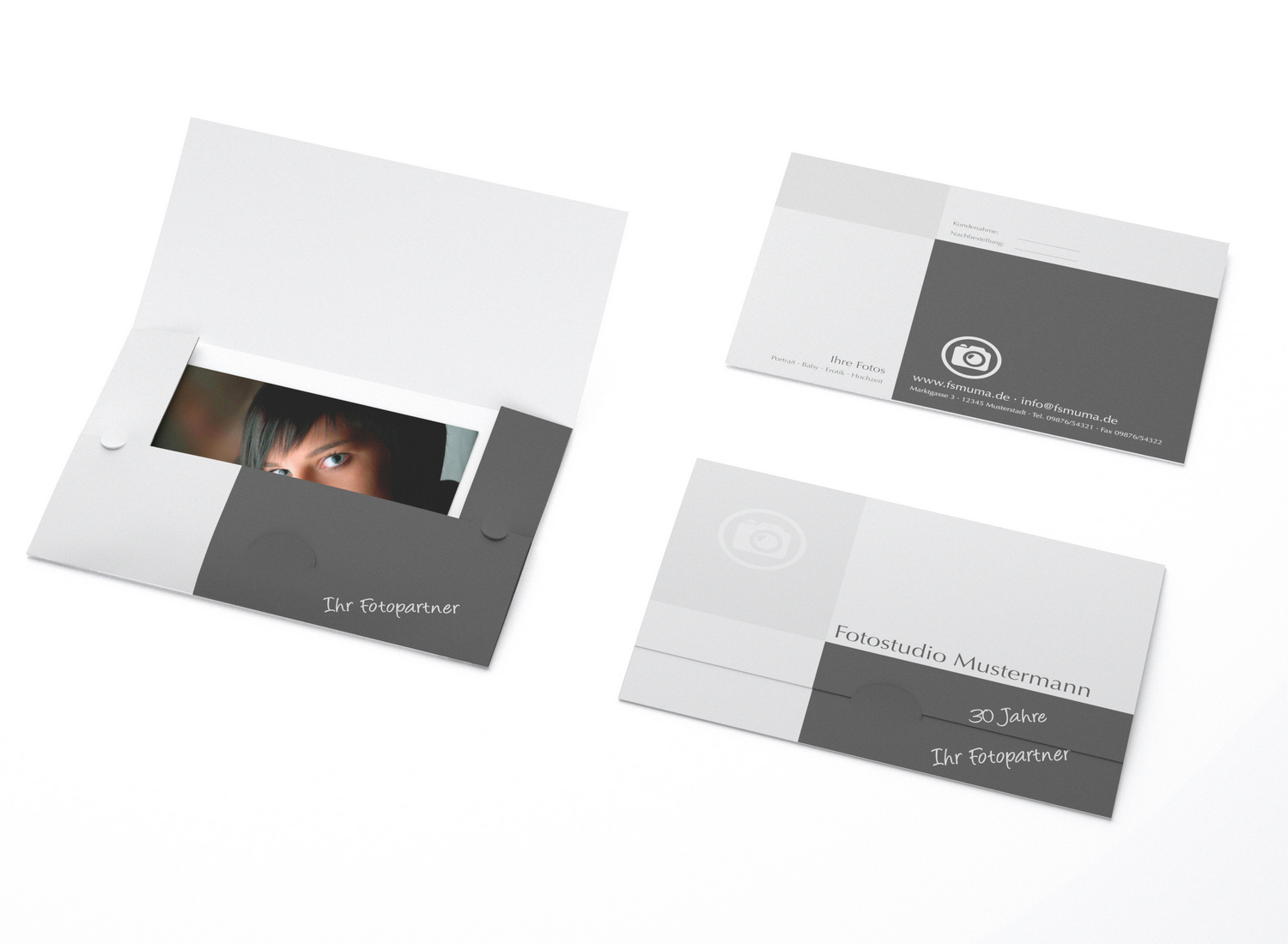 Abgabemappe - eigene Gestaltung Offsetdruck