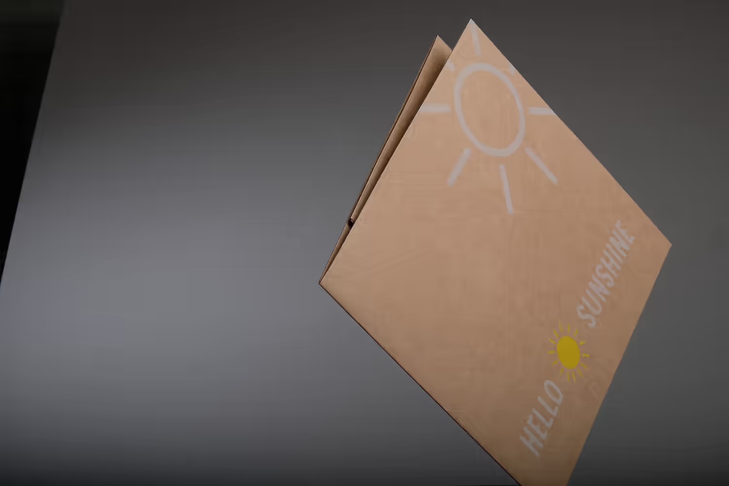 Mappe Hello Sunshine aus Kraftkarton