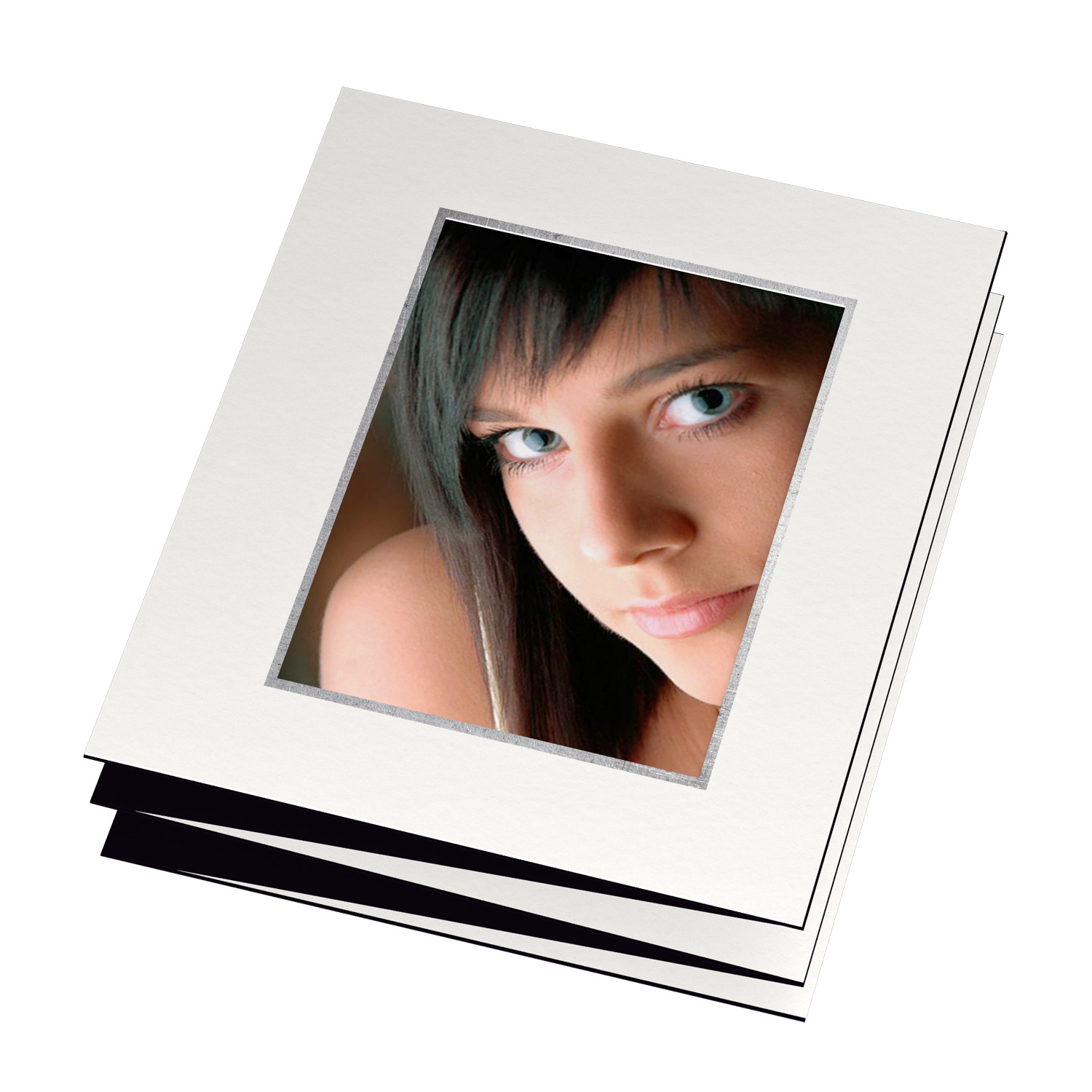 Leporello Silberfolienprägung