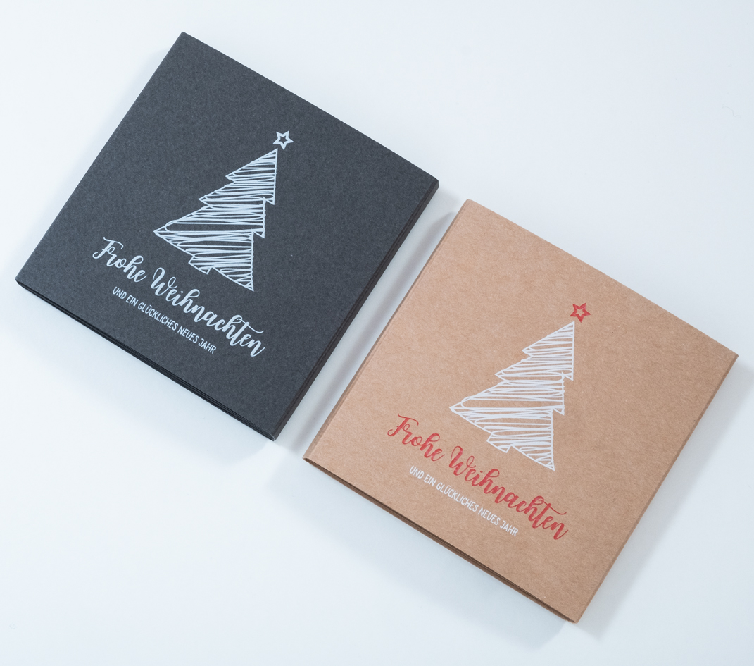 Leporello mit Banderole