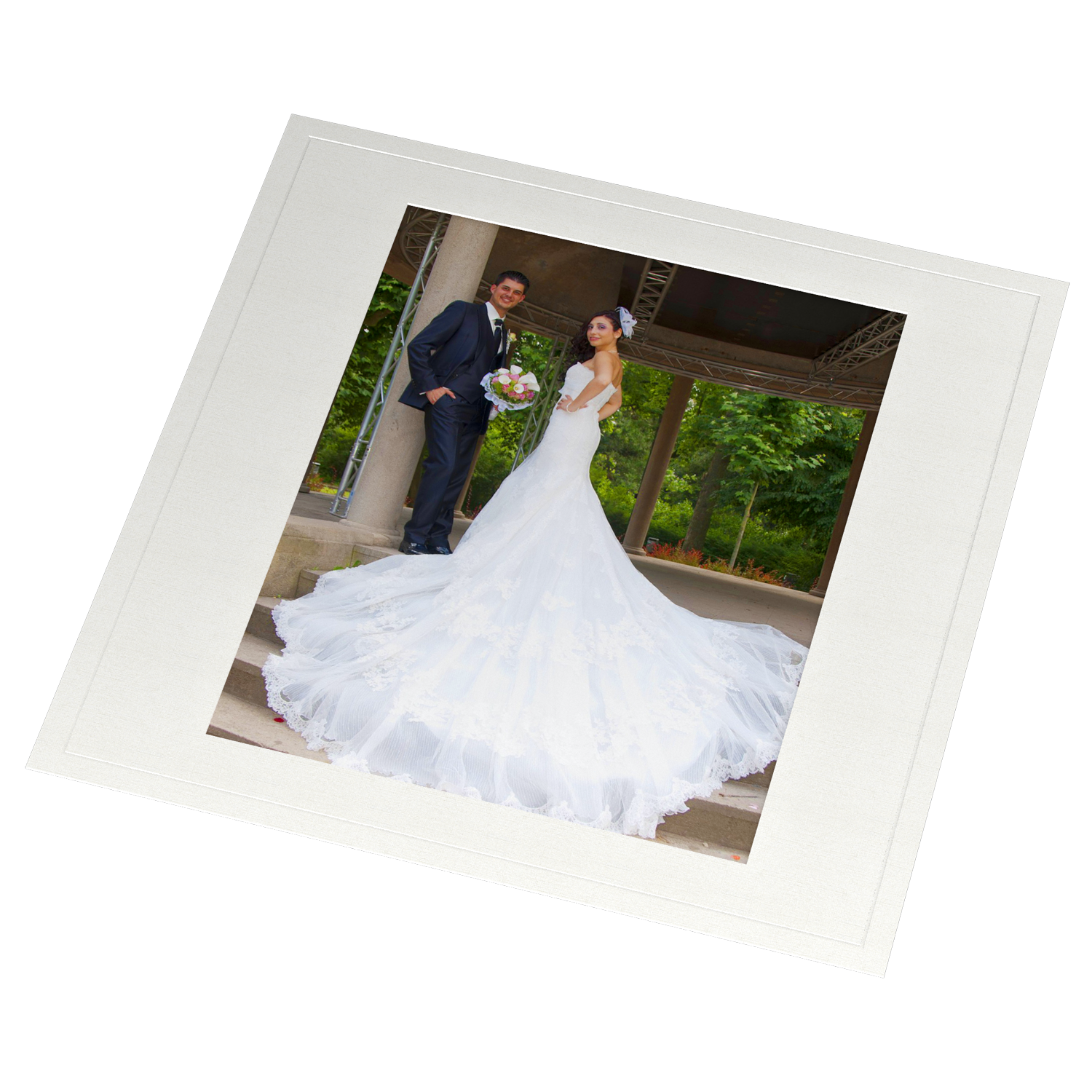 Albenmaske groß - Blindprägung für 20 x 25 cm Bilder