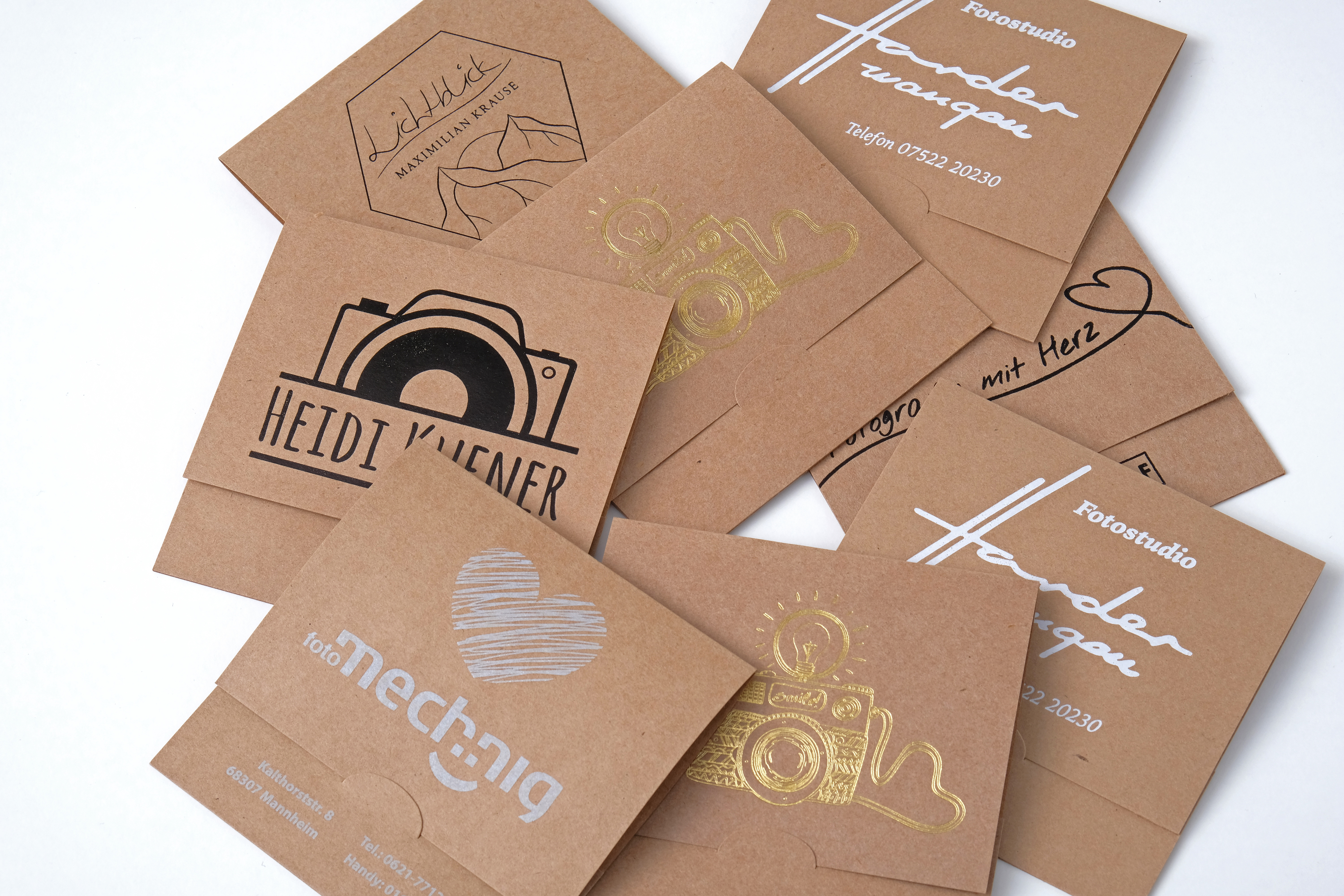 Frühjahrs-Aktion Pass-/Bewerbungsbildmappen Kraftpapier