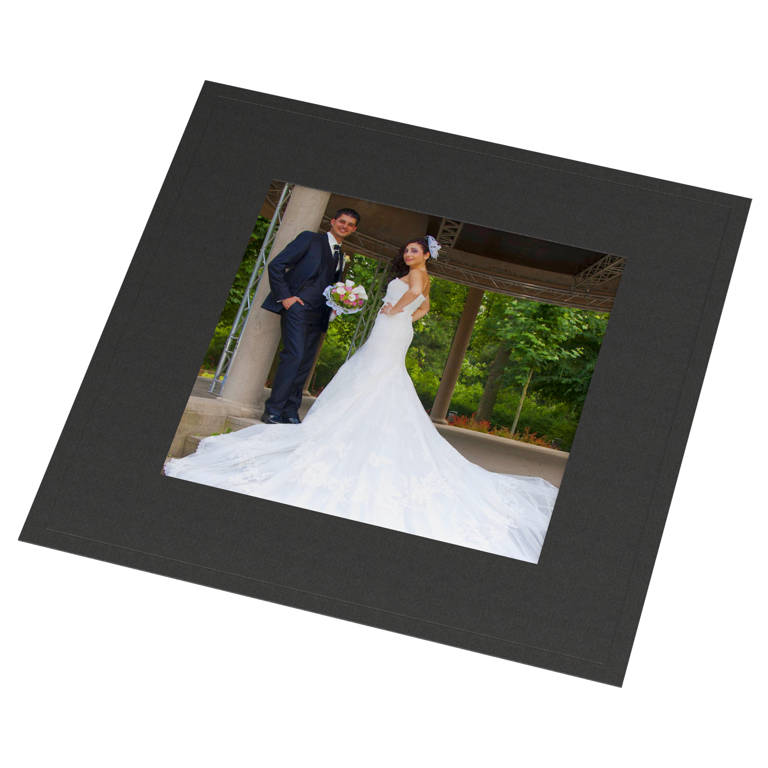 Albenmaske groß - Blindprägung für 20 x 20 cm Bilder