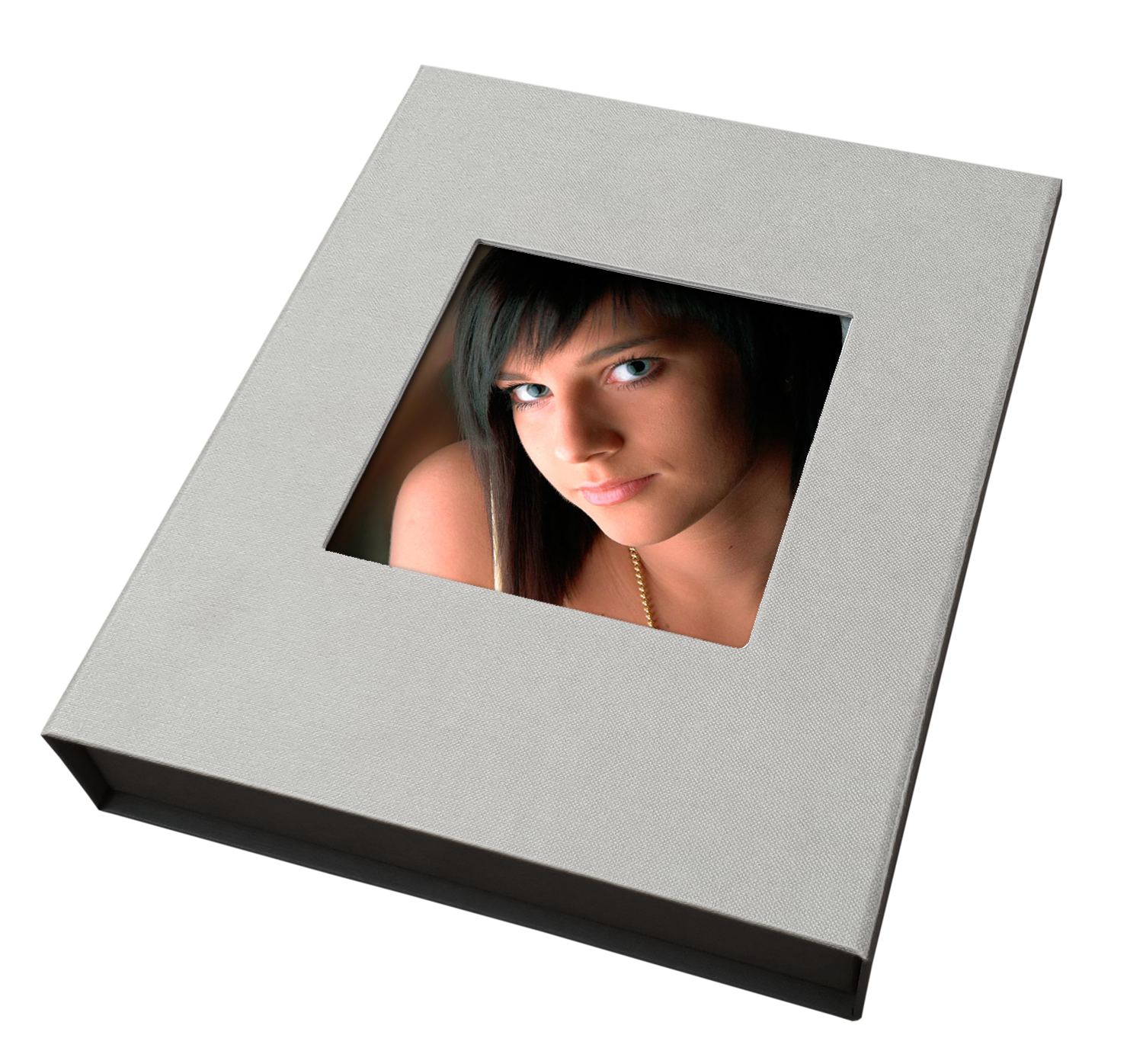 Portraitbox mit Magetverschlu√ü f√ºr 20 x 24 cm Passepartouts