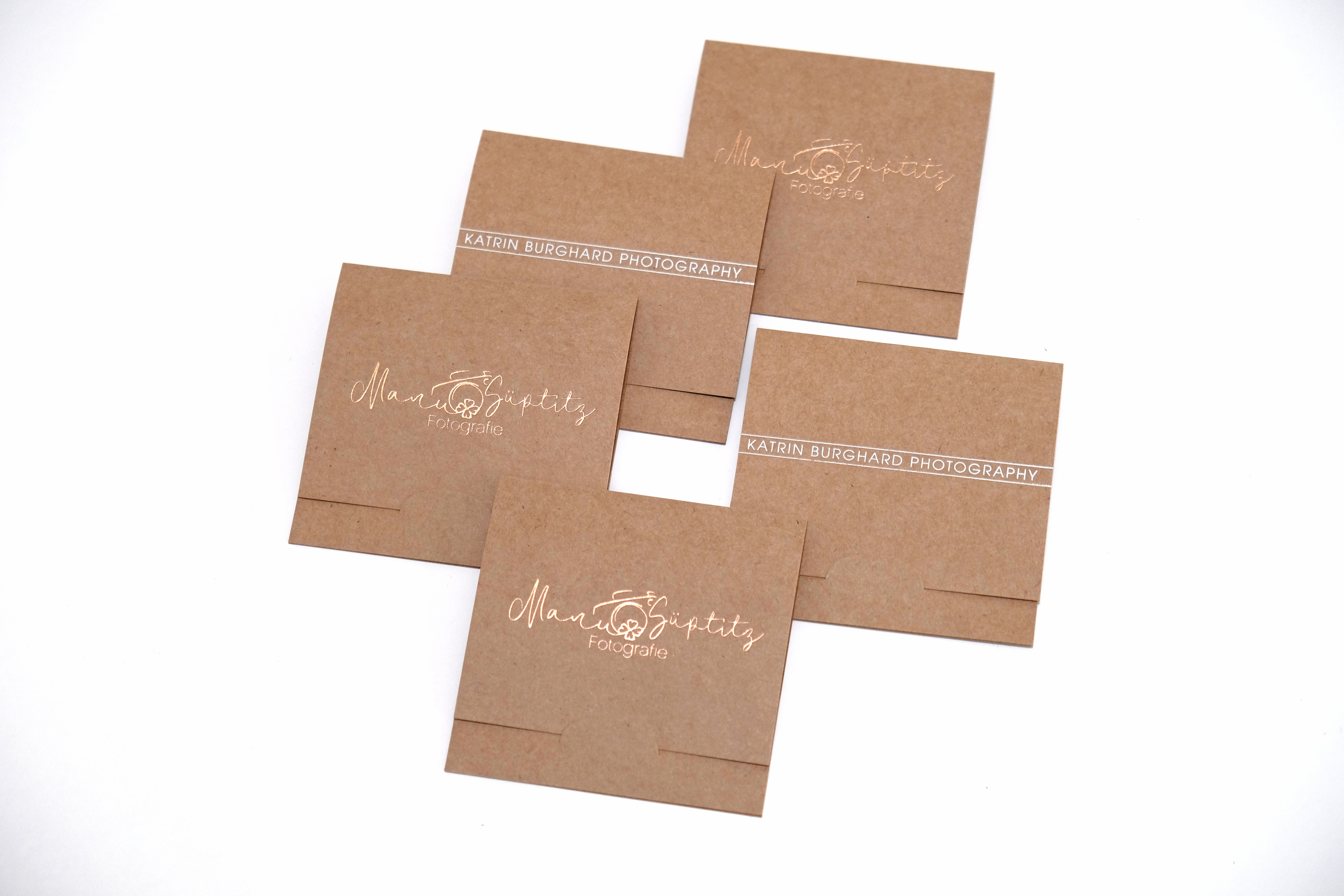 Bewerbungsbildmappe Bilder bis 7x7cm Folienprägung