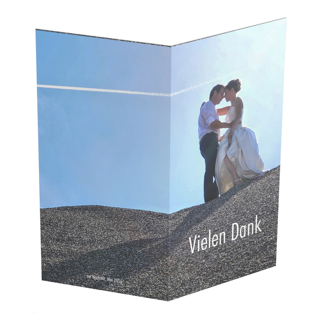 Karte 4-seitig - 20x10