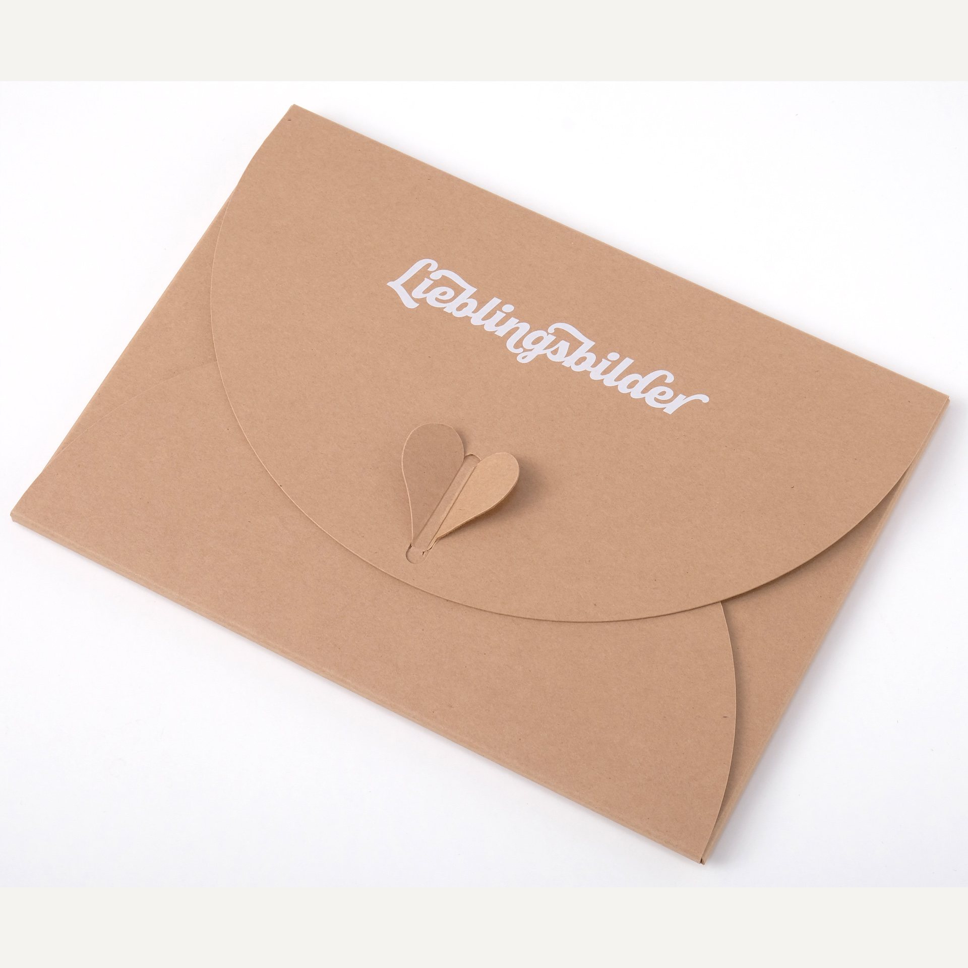 Bildermappe mit Herzverschluss -Bedruckt-