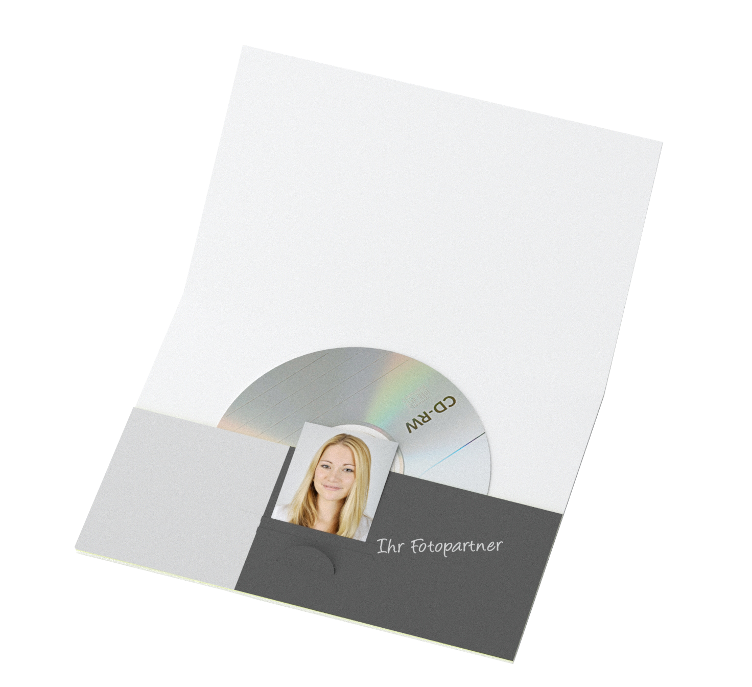 Portraitmappe f√ºr CDs und f√ºr Bilder bis 10x15cm Offsetdruck