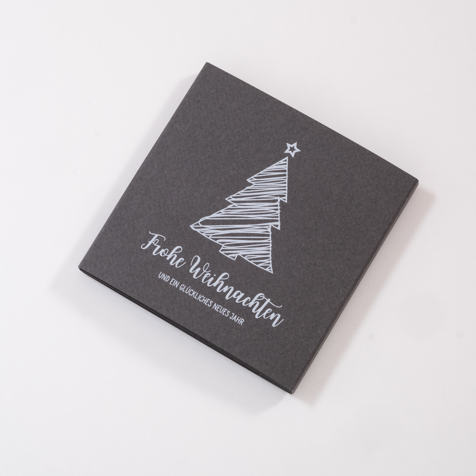 Leporello mit Banderole