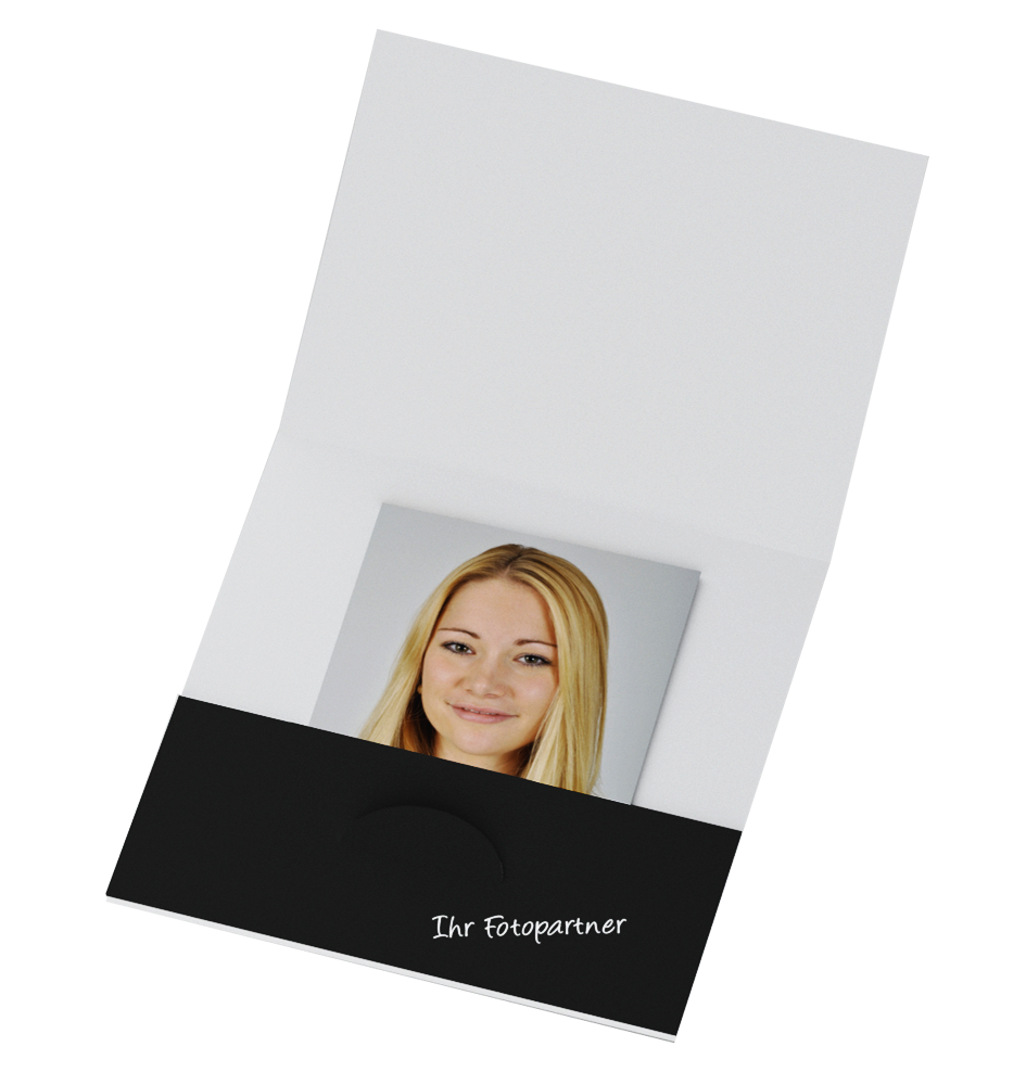 Passbildmappe Bilder bis 7x7cm Offsetdruck