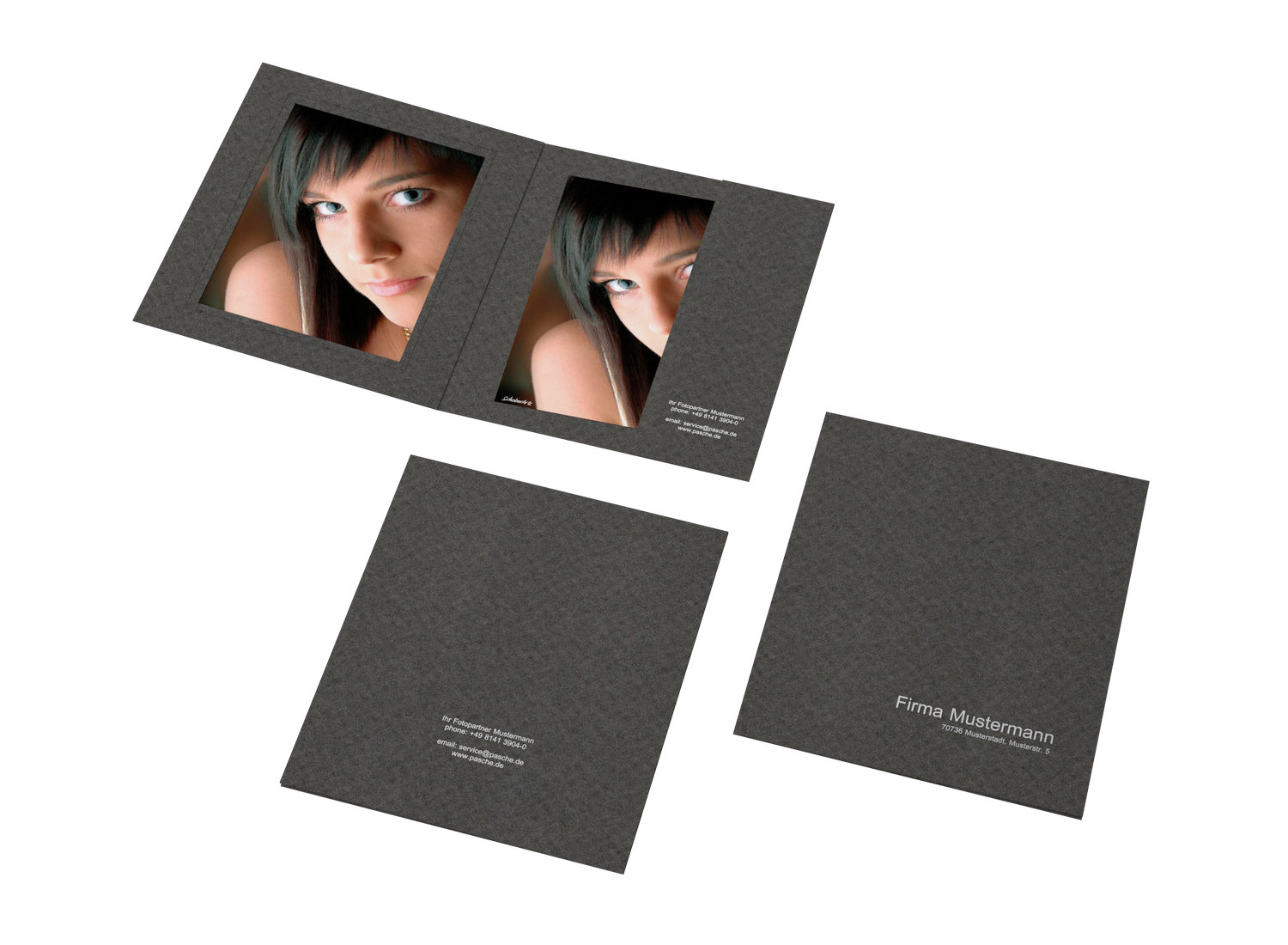 Portraitmappe für Bilder bis 15x20 Folienprägung
