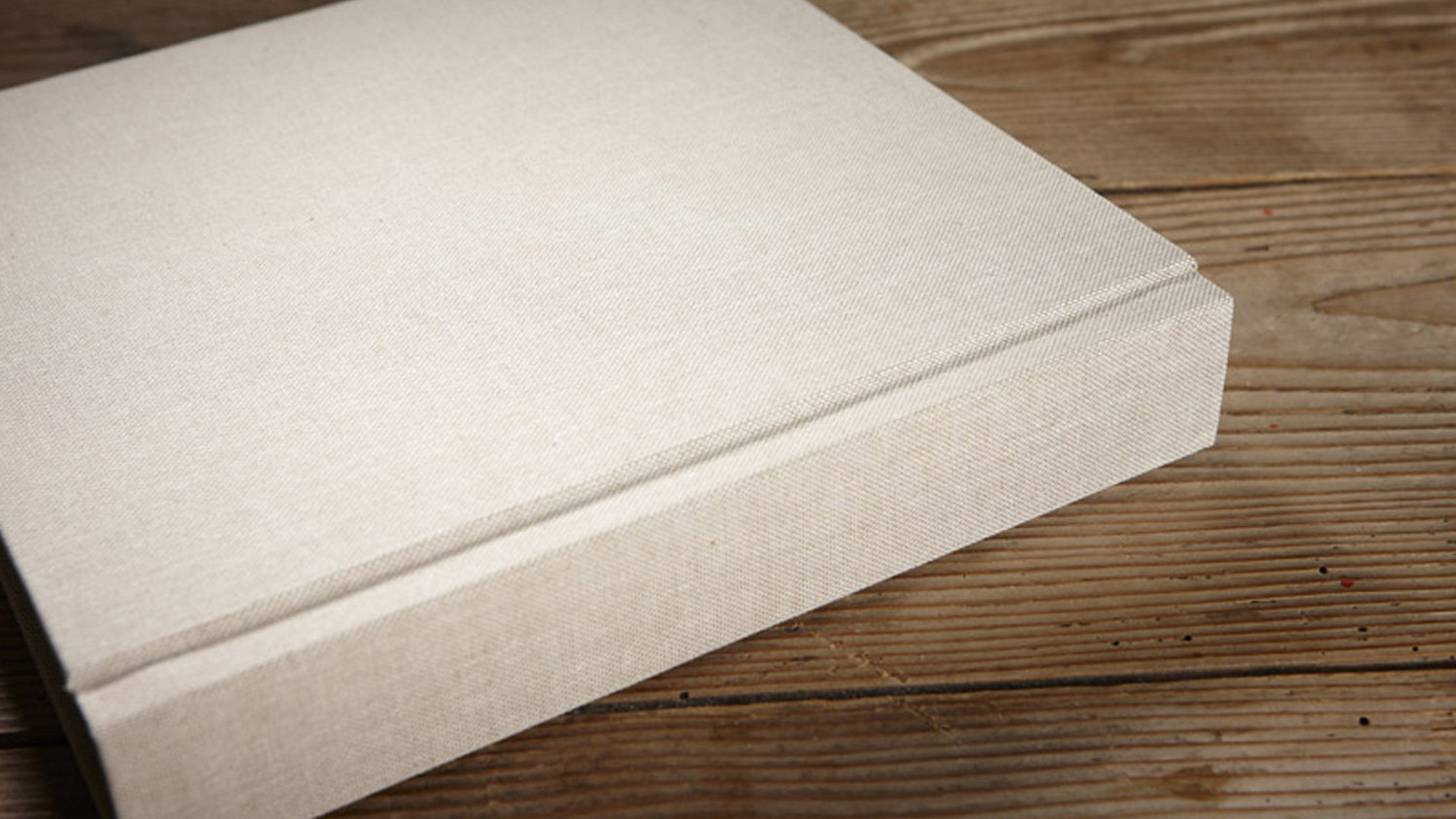 DVD Case Leinen, mit Passepartout f.Print 13x13cm