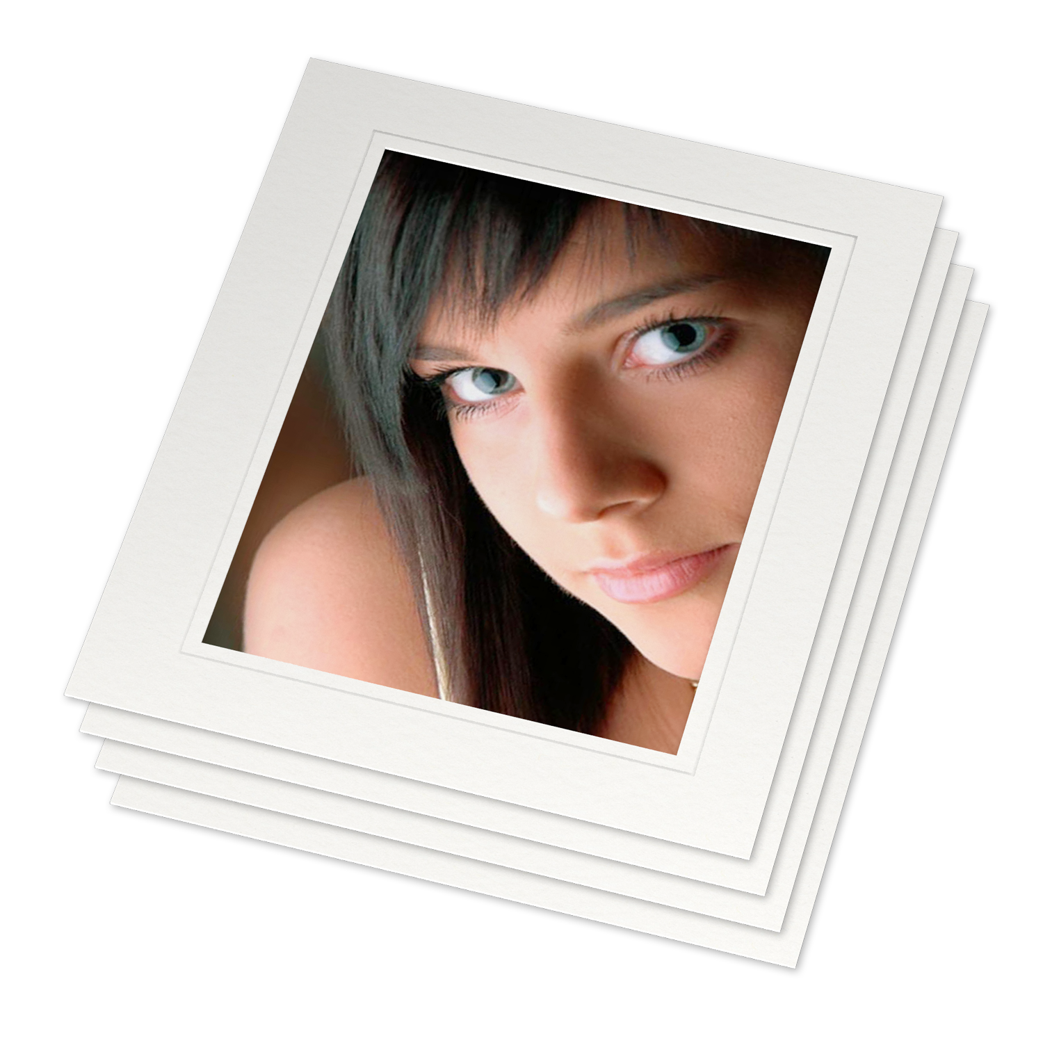 Einzelpassepartout Blindprägung