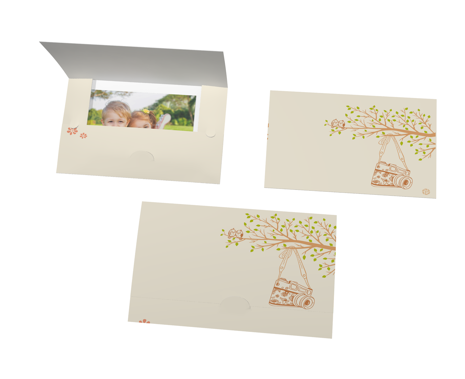 Faltmappe - Moments für 15x20 - Recyclingpapier