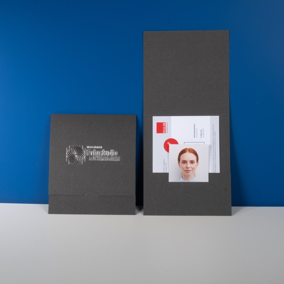 E-Pass-Mappe für 10x15 Folienprägung