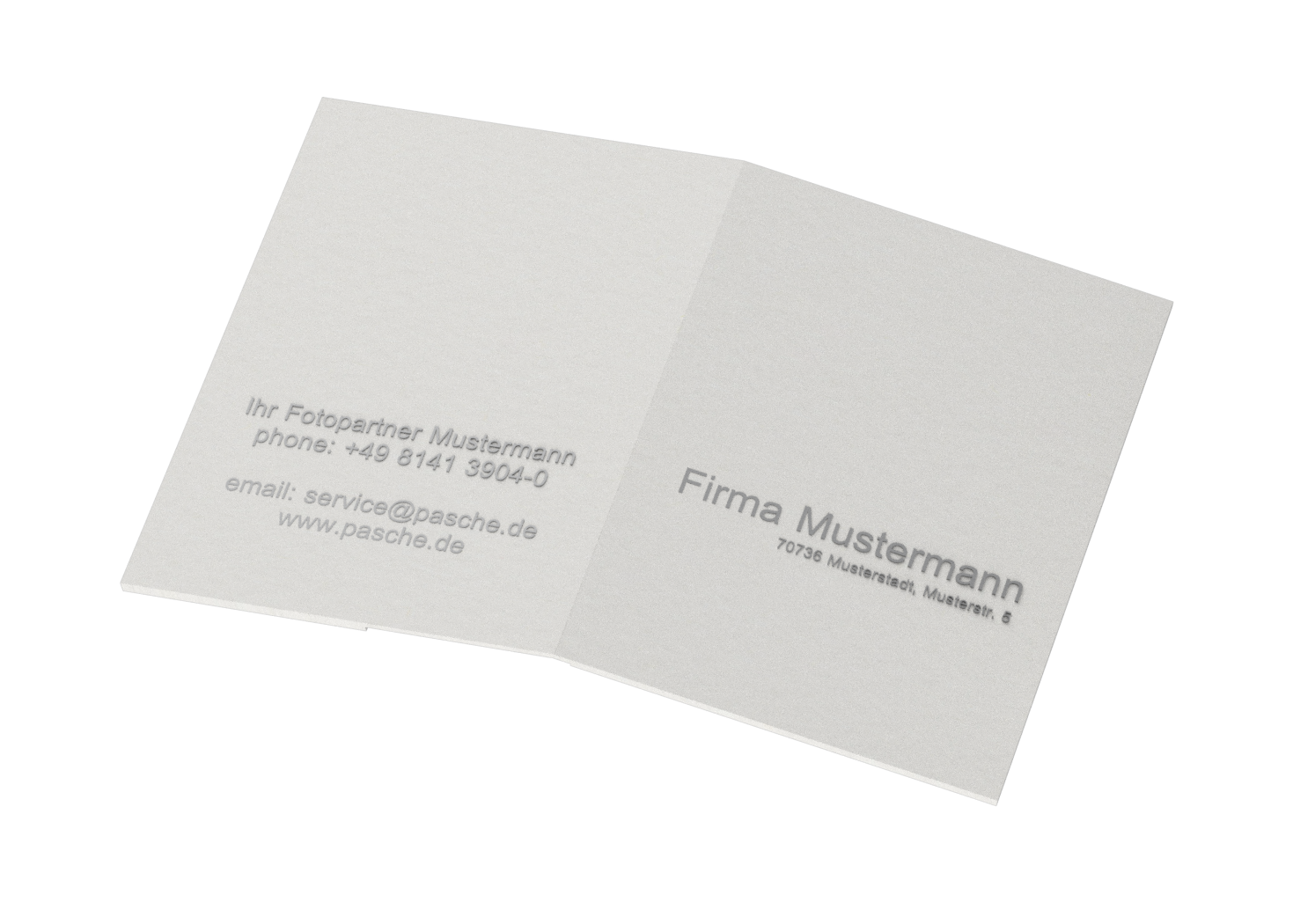 Passbildmappe f√ºr 35x45mm Bilder Folienpr√§gung