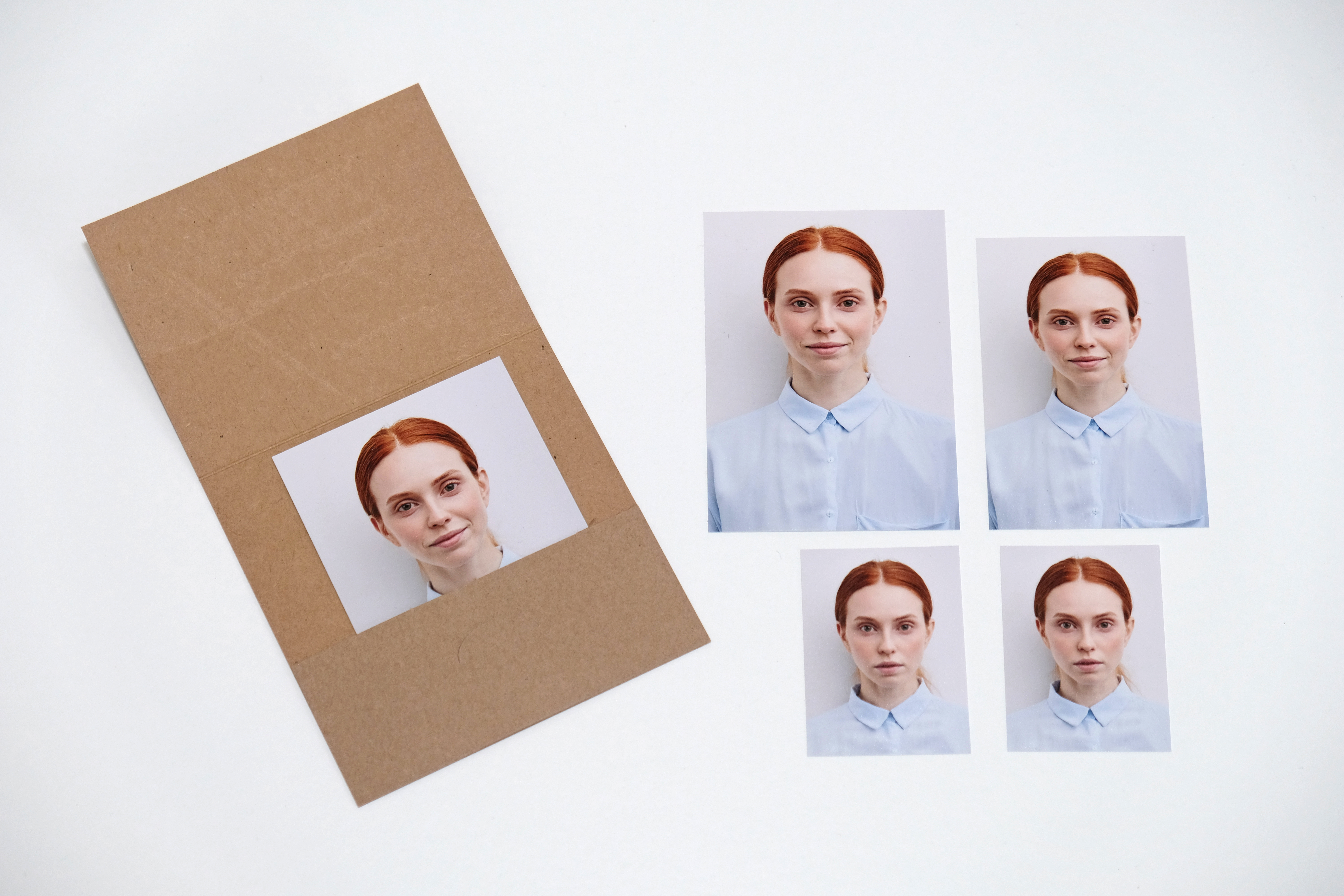 Bewerbungsbildmappe Bilder bis 9x9cm