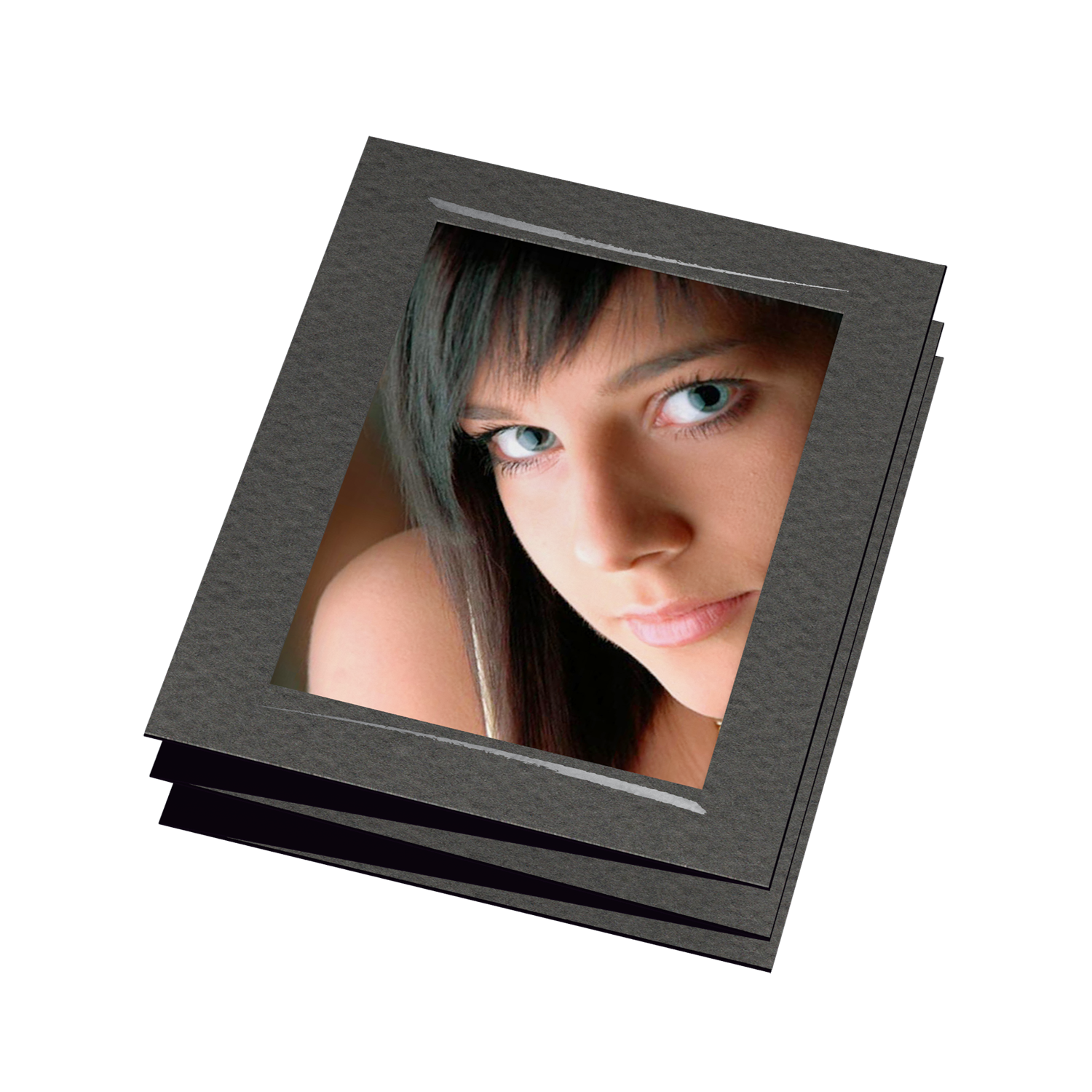 Leporello Pinselstrich 2-fach