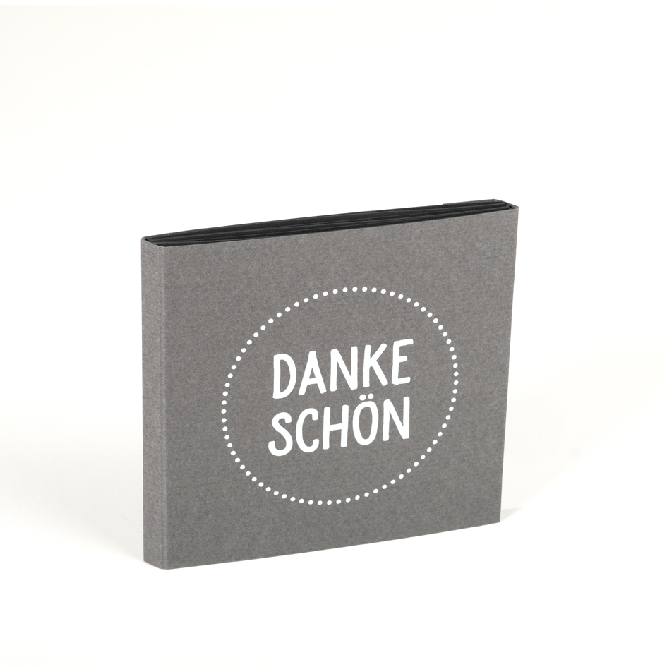 Leporello mit Banderole