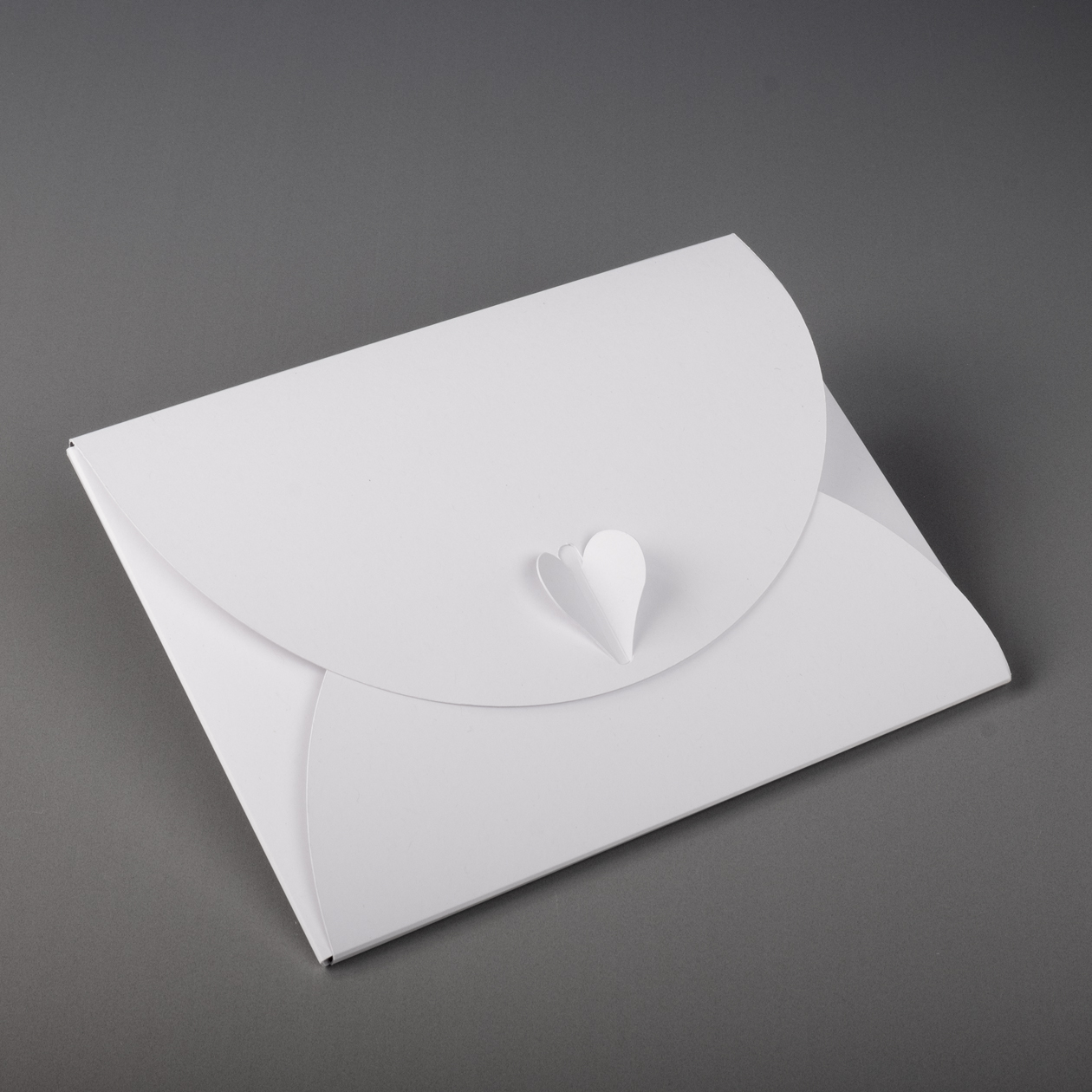 Bildermappe mit Herzverschluss -Blanko-