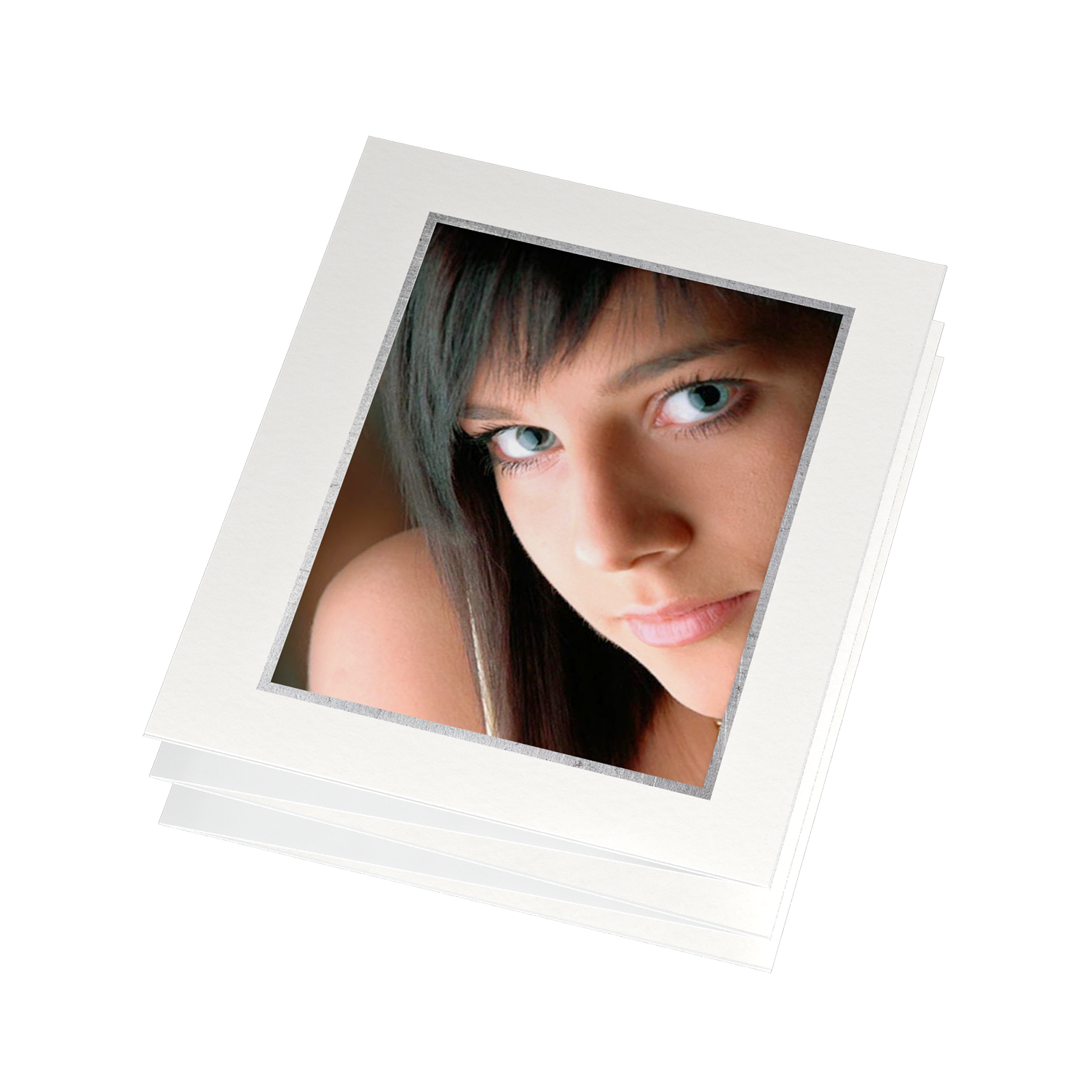 Leporello Silberfolienprägung