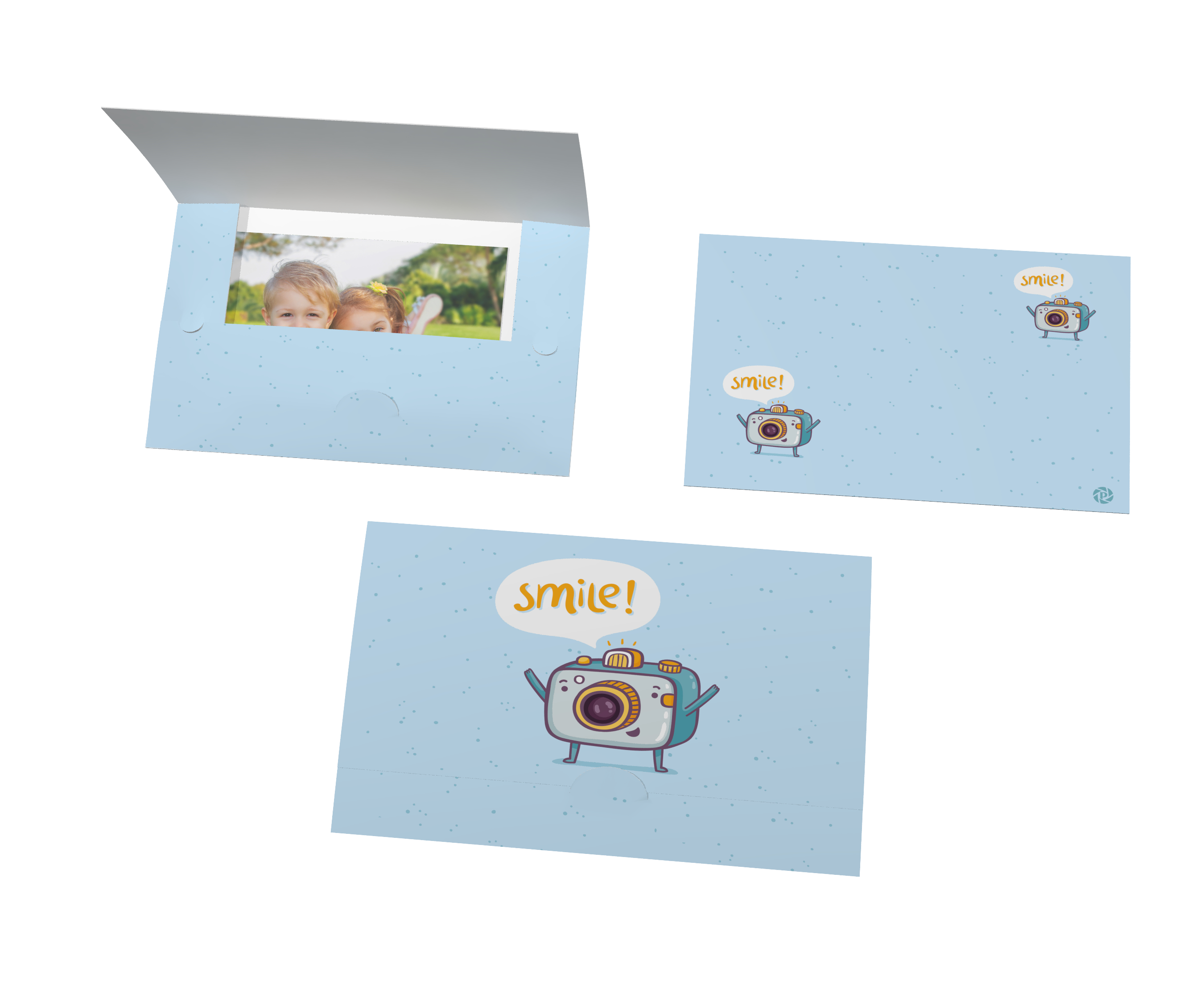 Faltmappe Motiv Smile