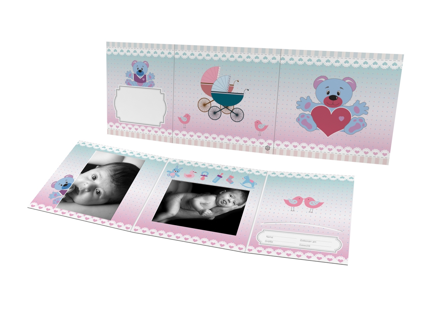 Schul- und Kindergartenmappe - Motiv Baby