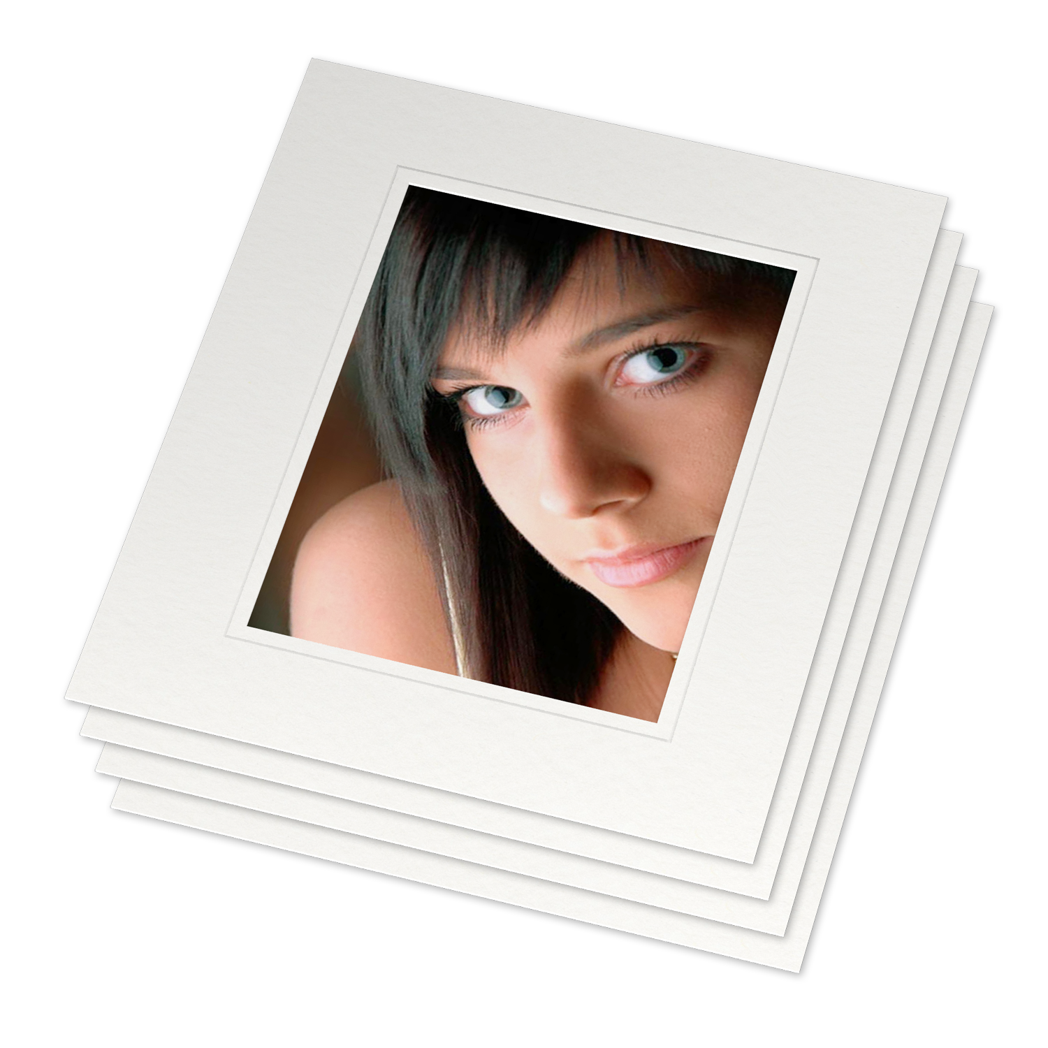 Einzelpassepartout Blindprägung