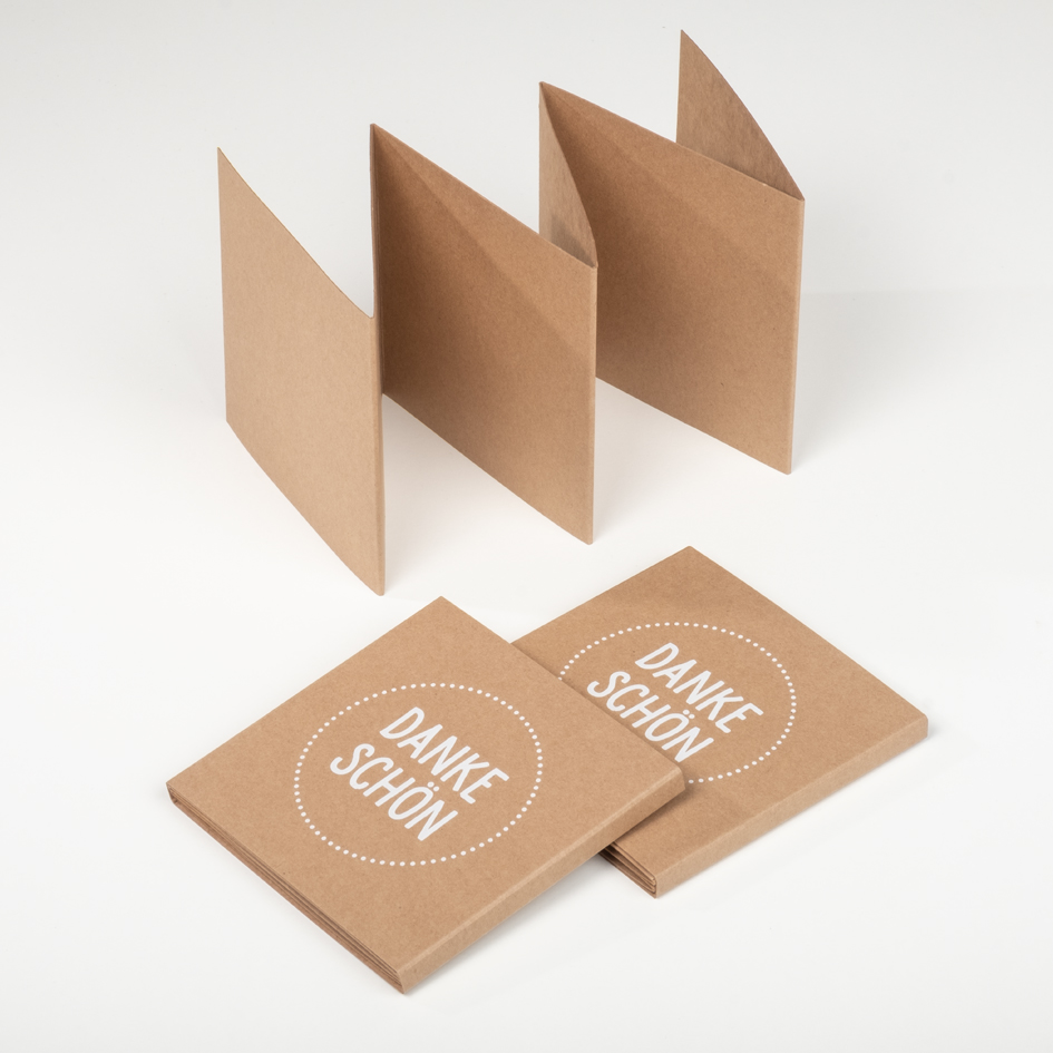 Leporello mit Banderole