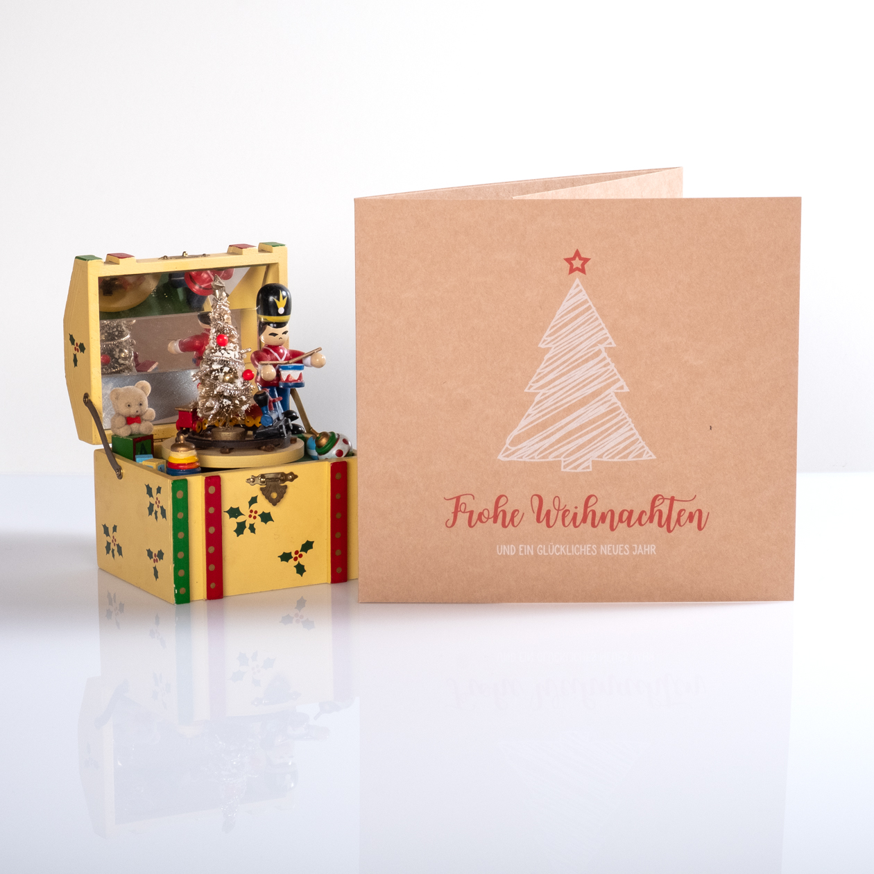 Weihnachtsmappe - Tannenbaum 3-teilig