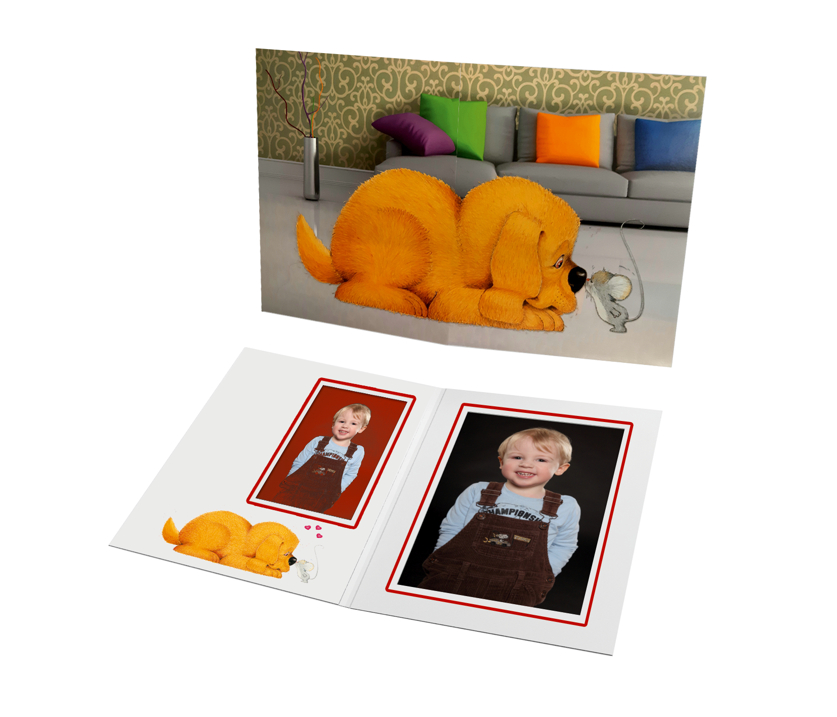 Schul- und Kindergartenmappe - Hund