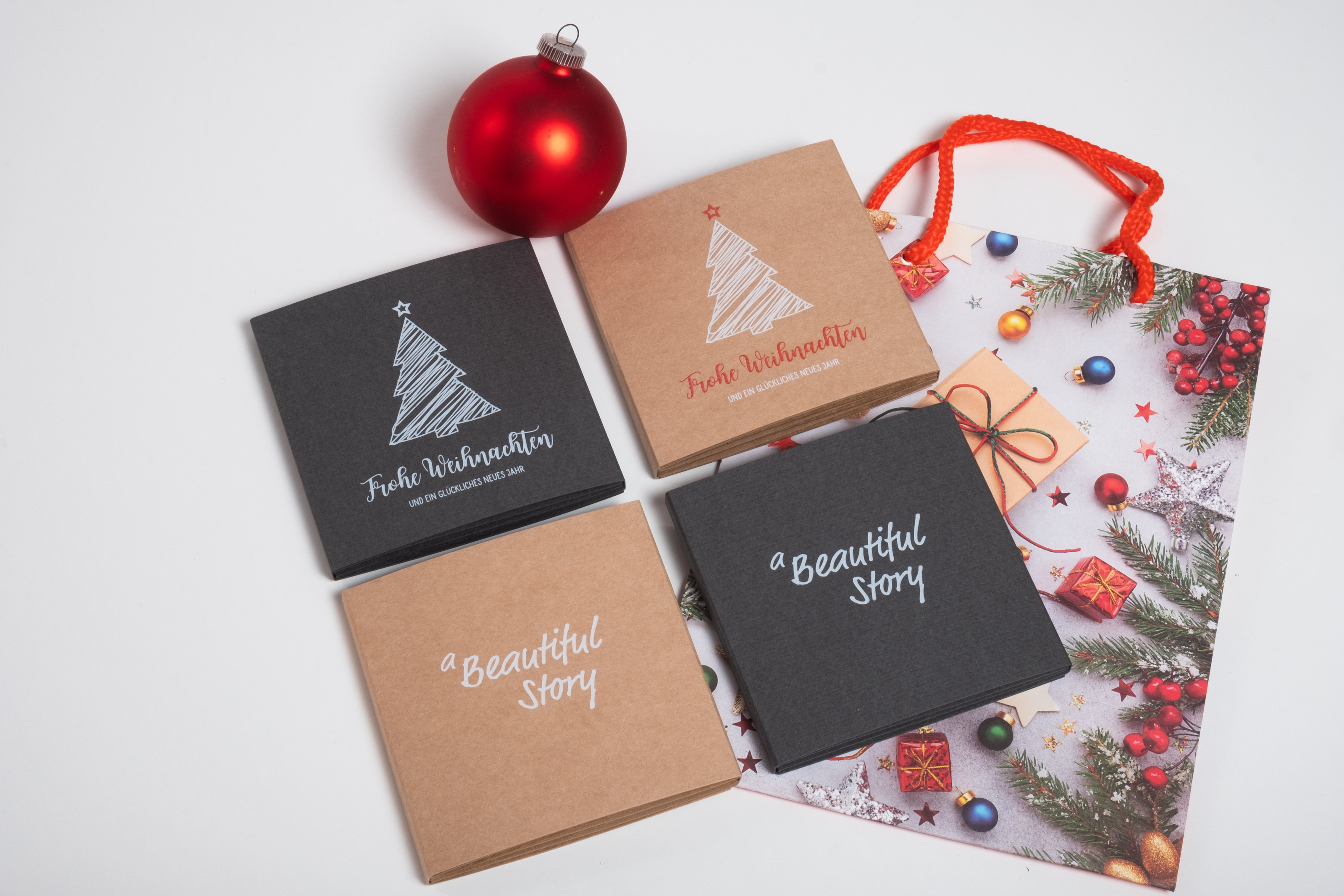 Leporello mit Banderole