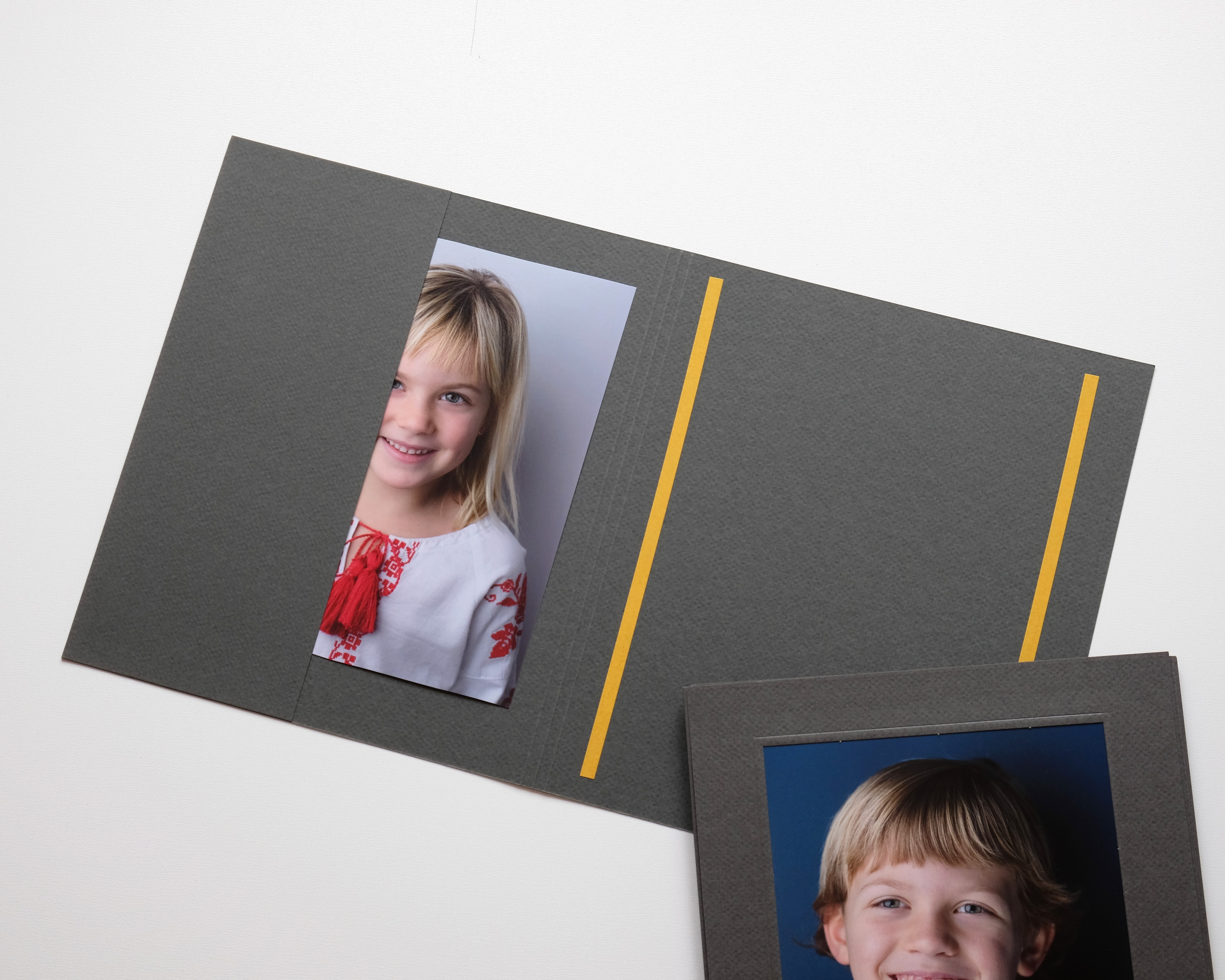 Softcover für Passepartouts mit Einstecktasche