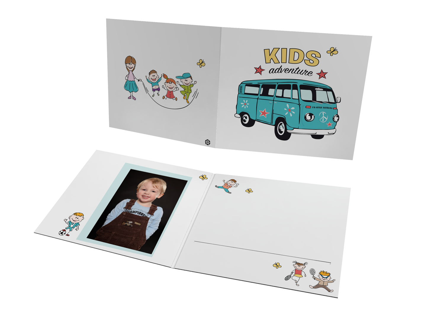 Schul- und Kindergartenmappe - Schulbus