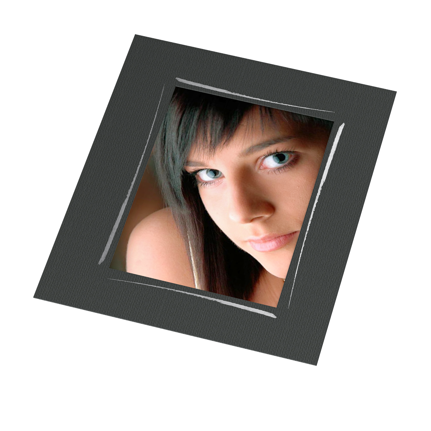 Einzelmaske Pinselstrich 4-fach