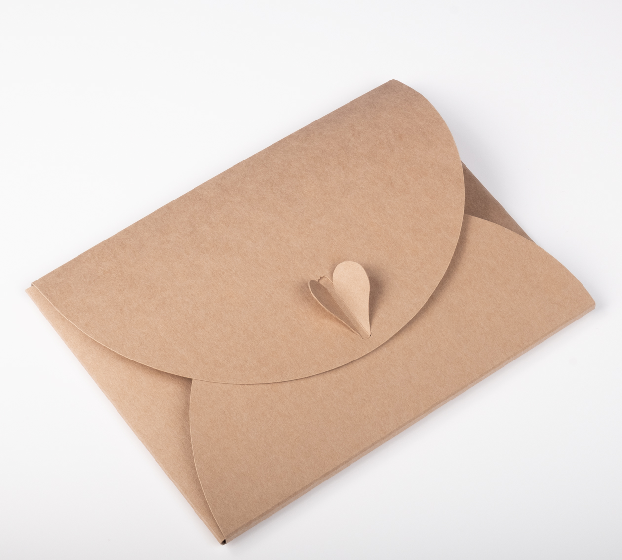 Bildermappe mit Herzverschluss -Blanko-